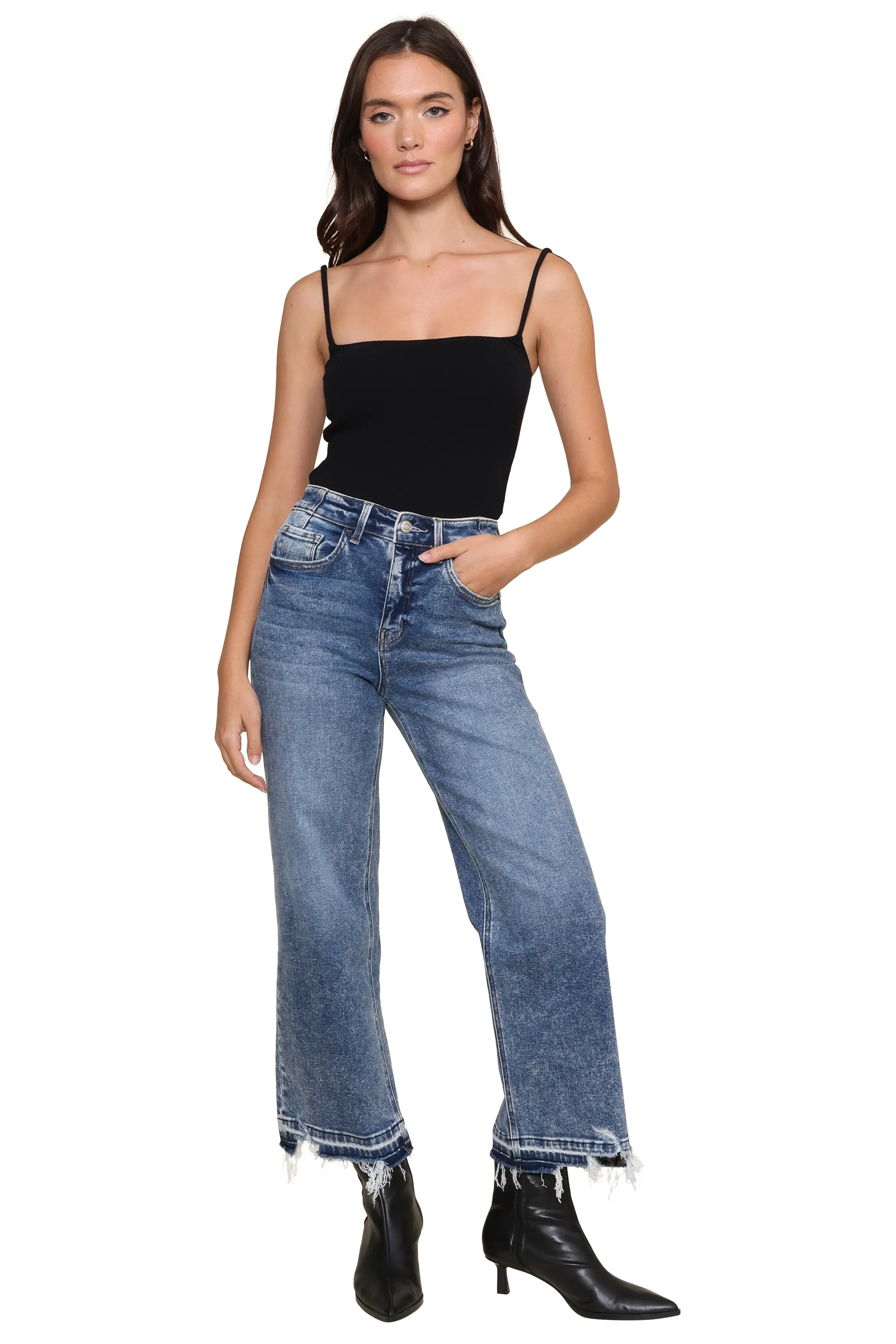 Resilient High Rise Crop Wide Leg sold by Mixology product image thumbnail 4