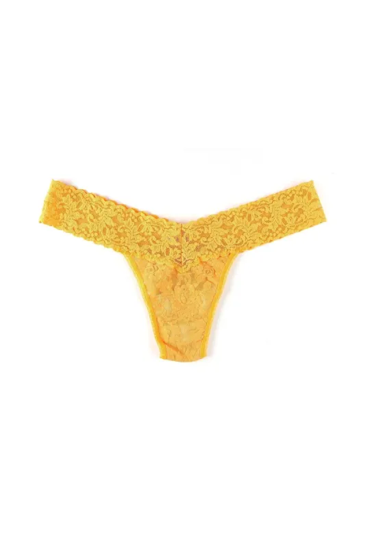 Signature Lace Low Rise Thong sold by Mixology