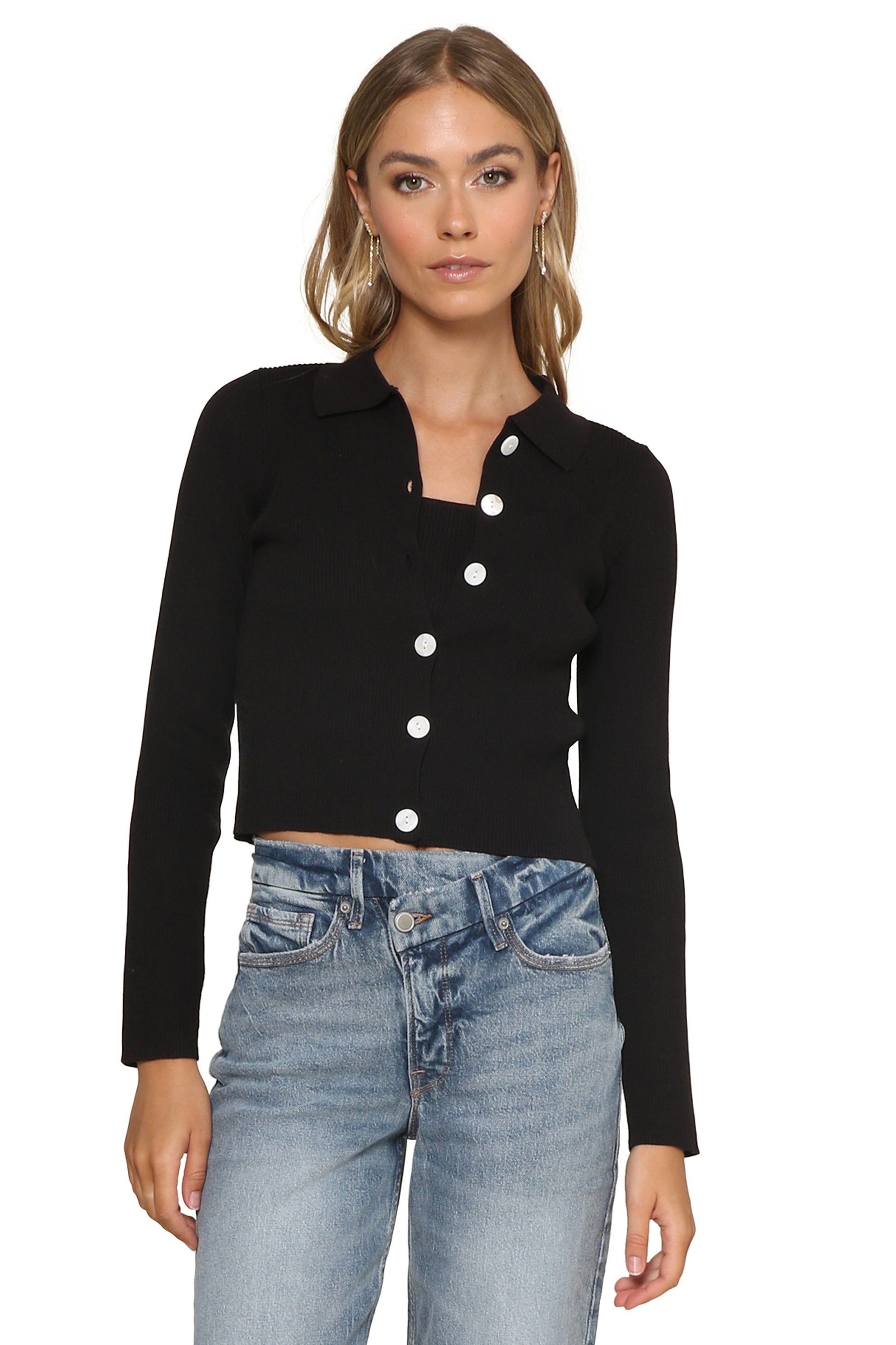 Brett Ribbed Knit Cardigan Set sold by Mixology product image thumbnail 2