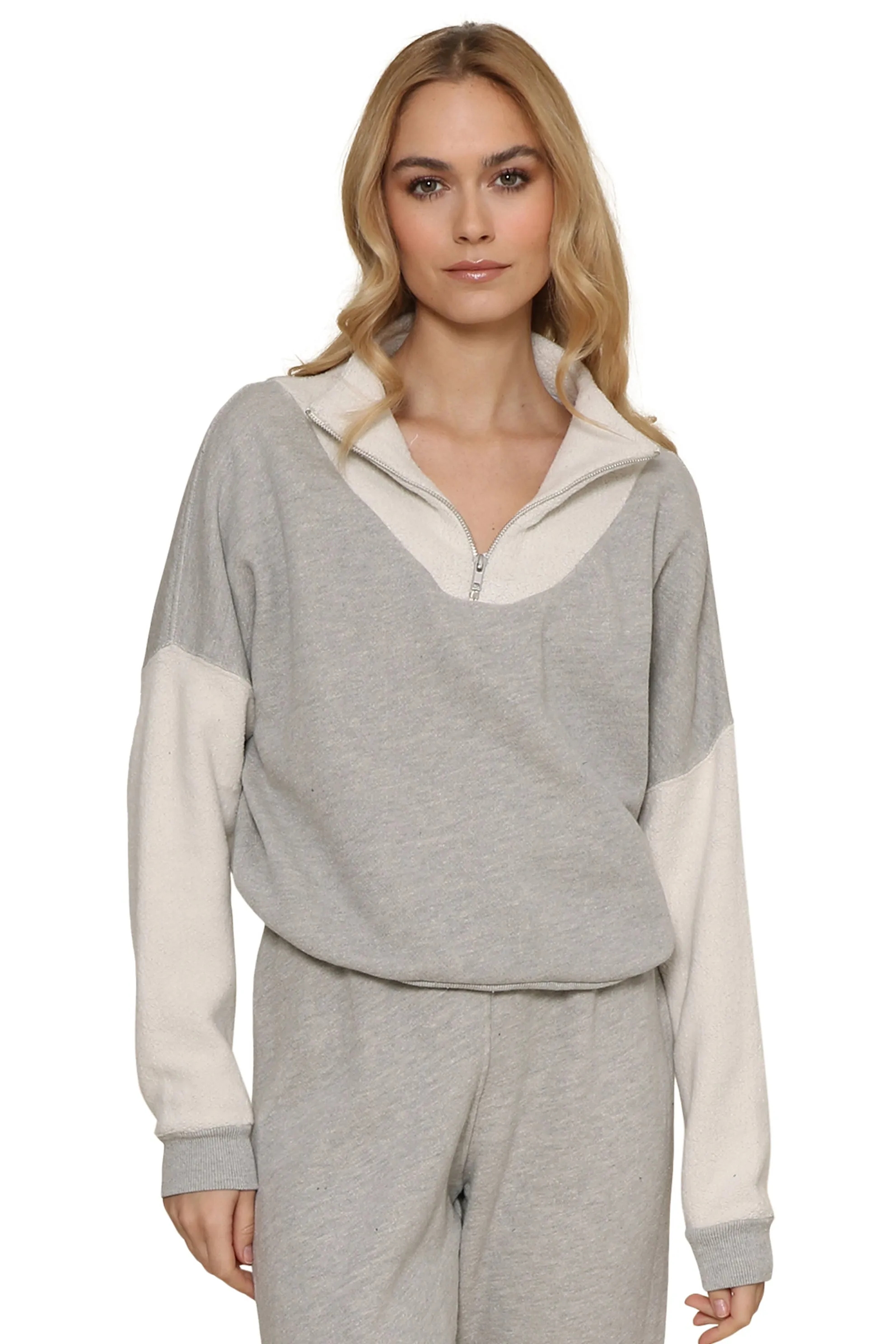 Tyra Fleece 1/4 Zip Pullover sold by Mixology