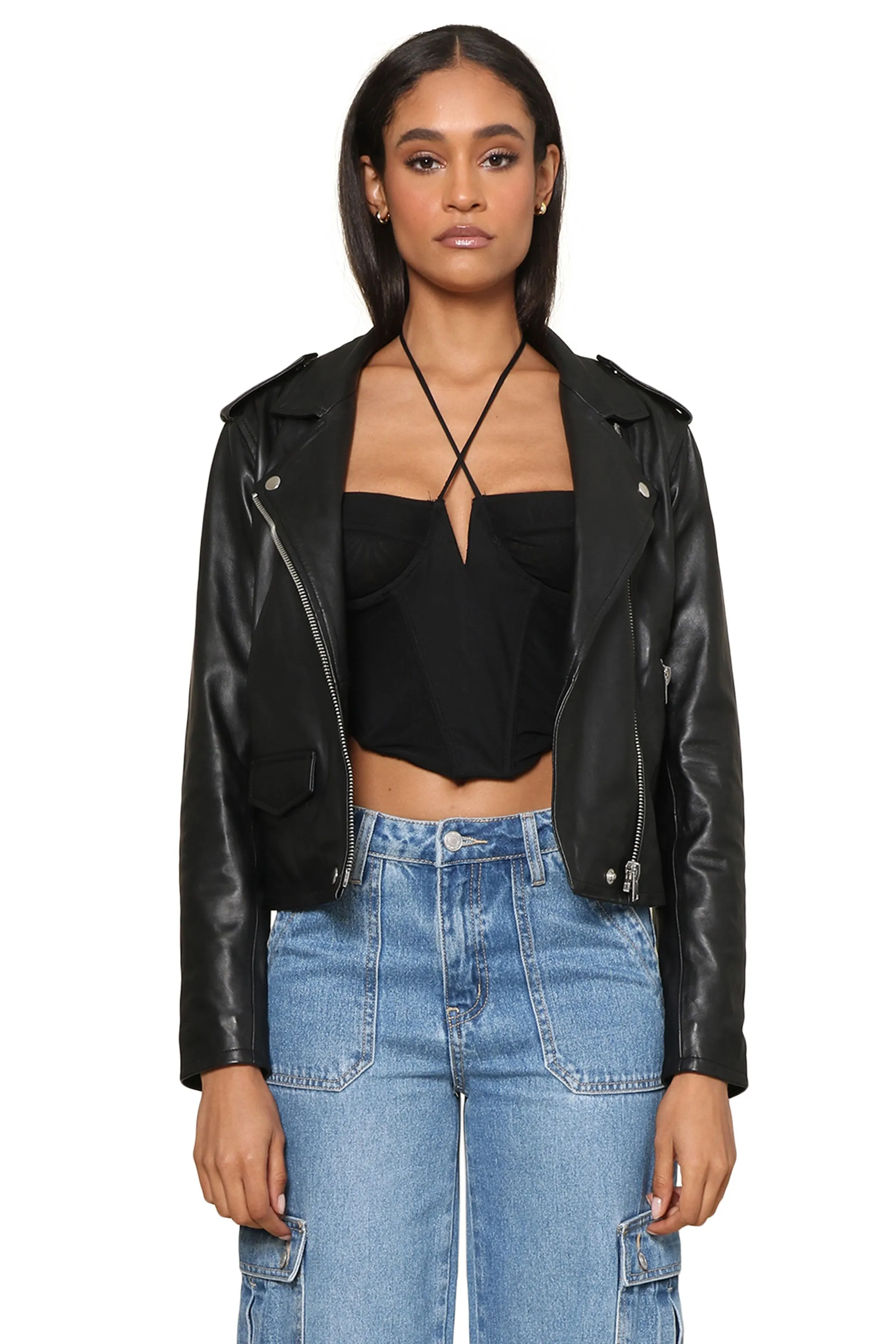 The Mercer Leather Jacket sold by Mixology product image thumbnail 3