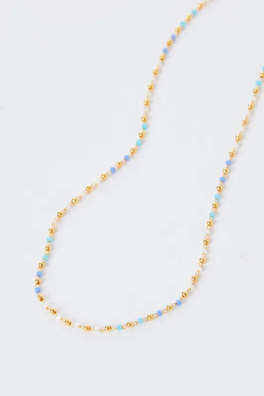 Aria Bead And Pearl Necklace sold by Mixology