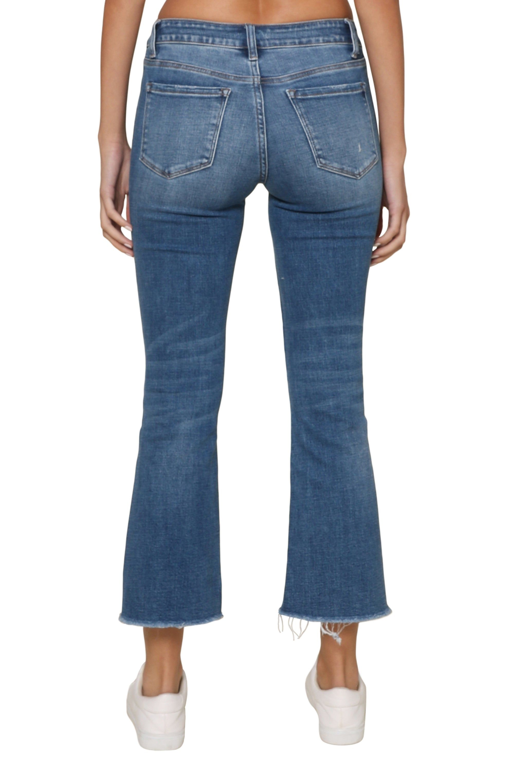 Med Wash Clean Crop Kick Flare sold by Mixology product image thumbnail 5