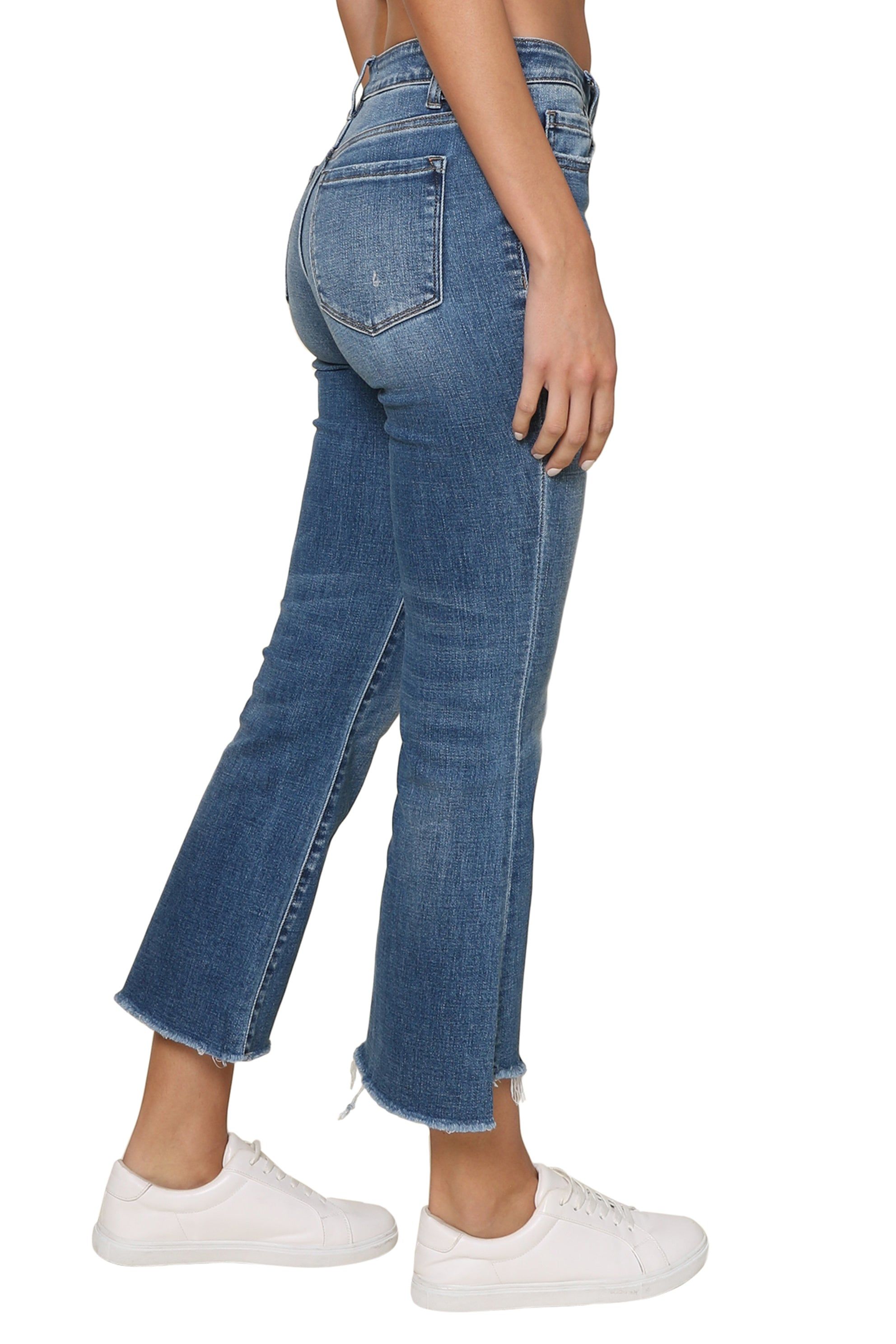 Med Wash Clean Crop Kick Flare sold by Mixology product image thumbnail 4