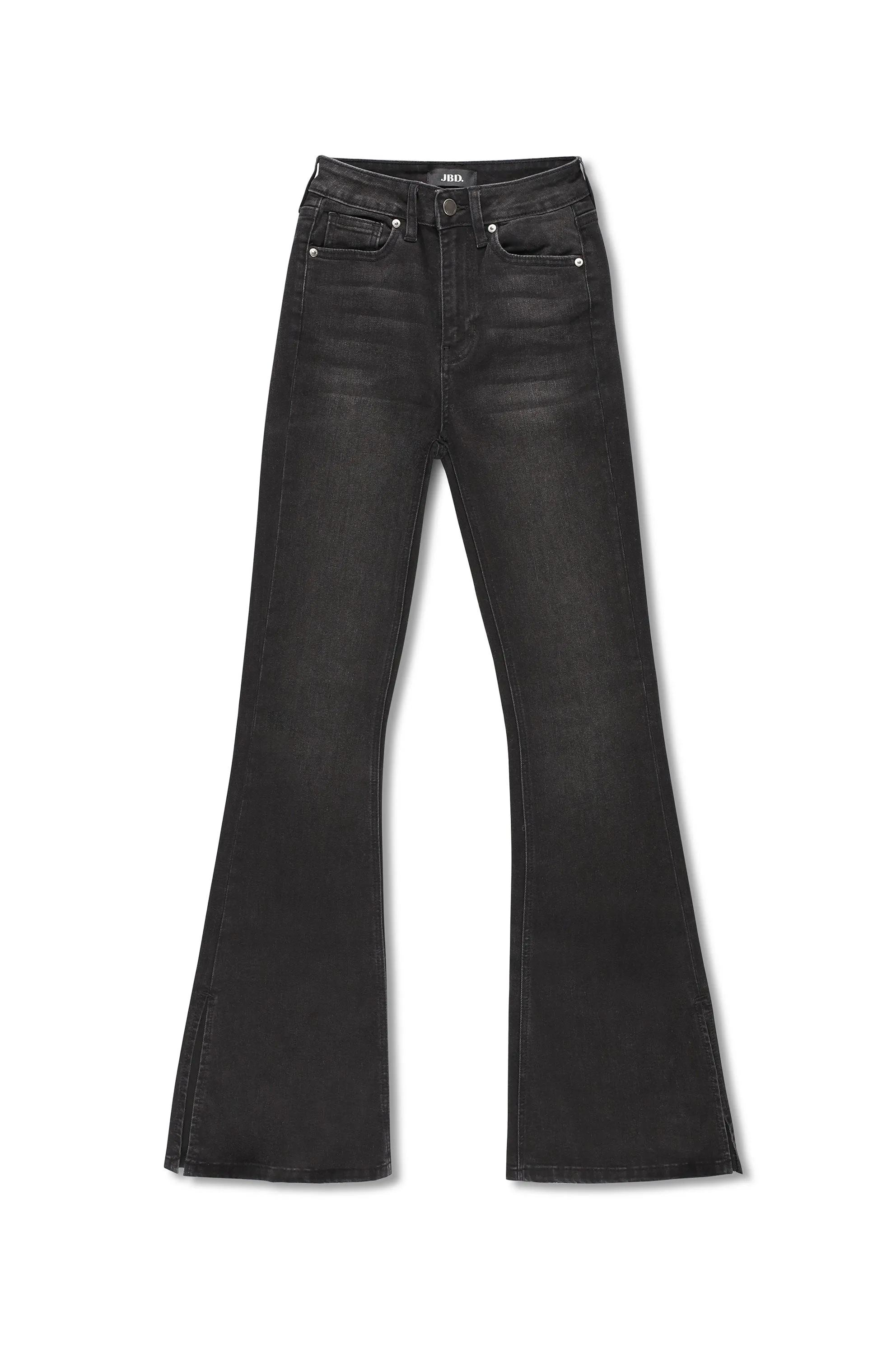 High Rise Slit Flare Jeans sold by Mixology product image thumbnail 2