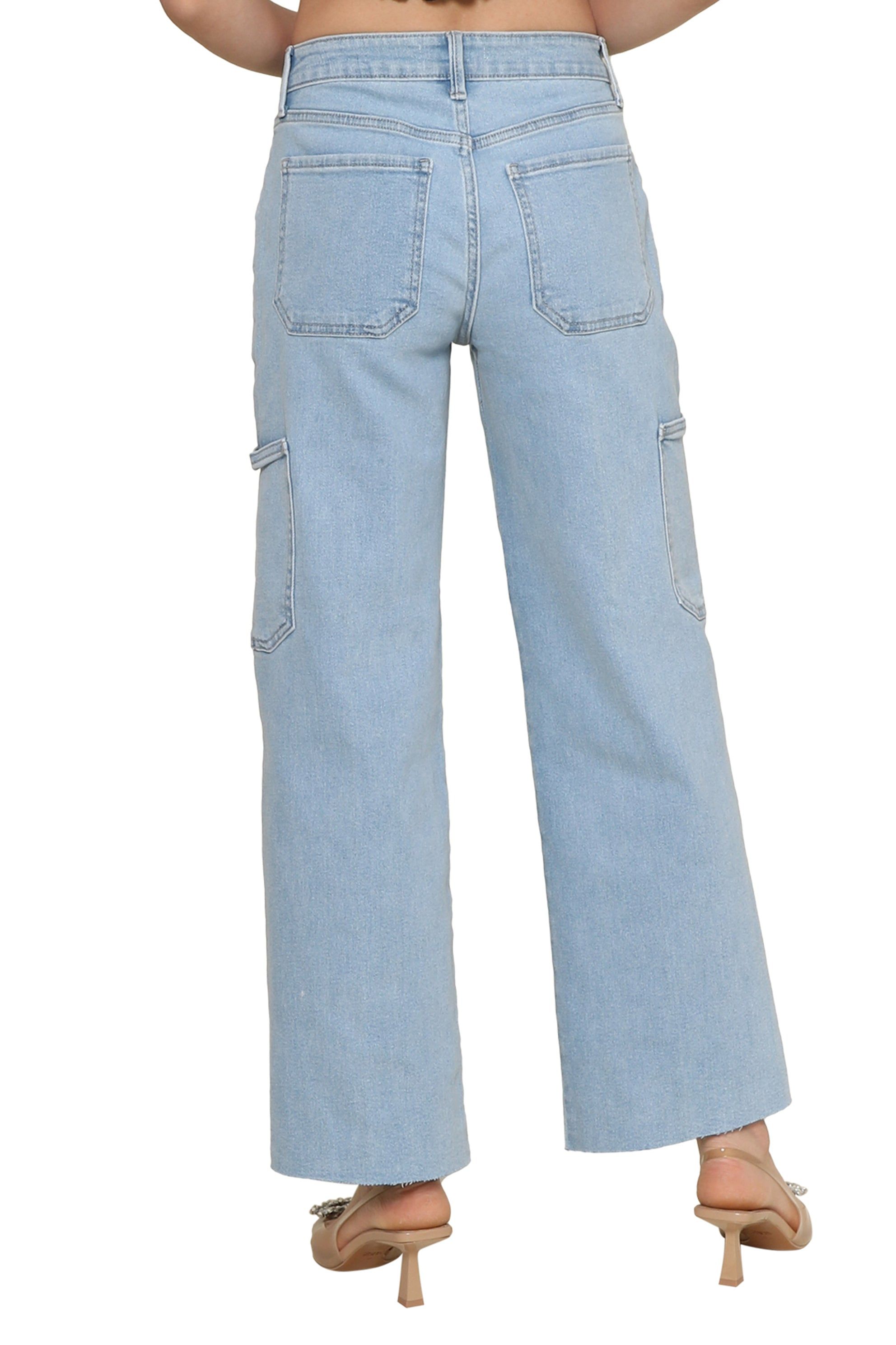 Utility Straight Leg Jeans sold by Mixology product image thumbnail 3