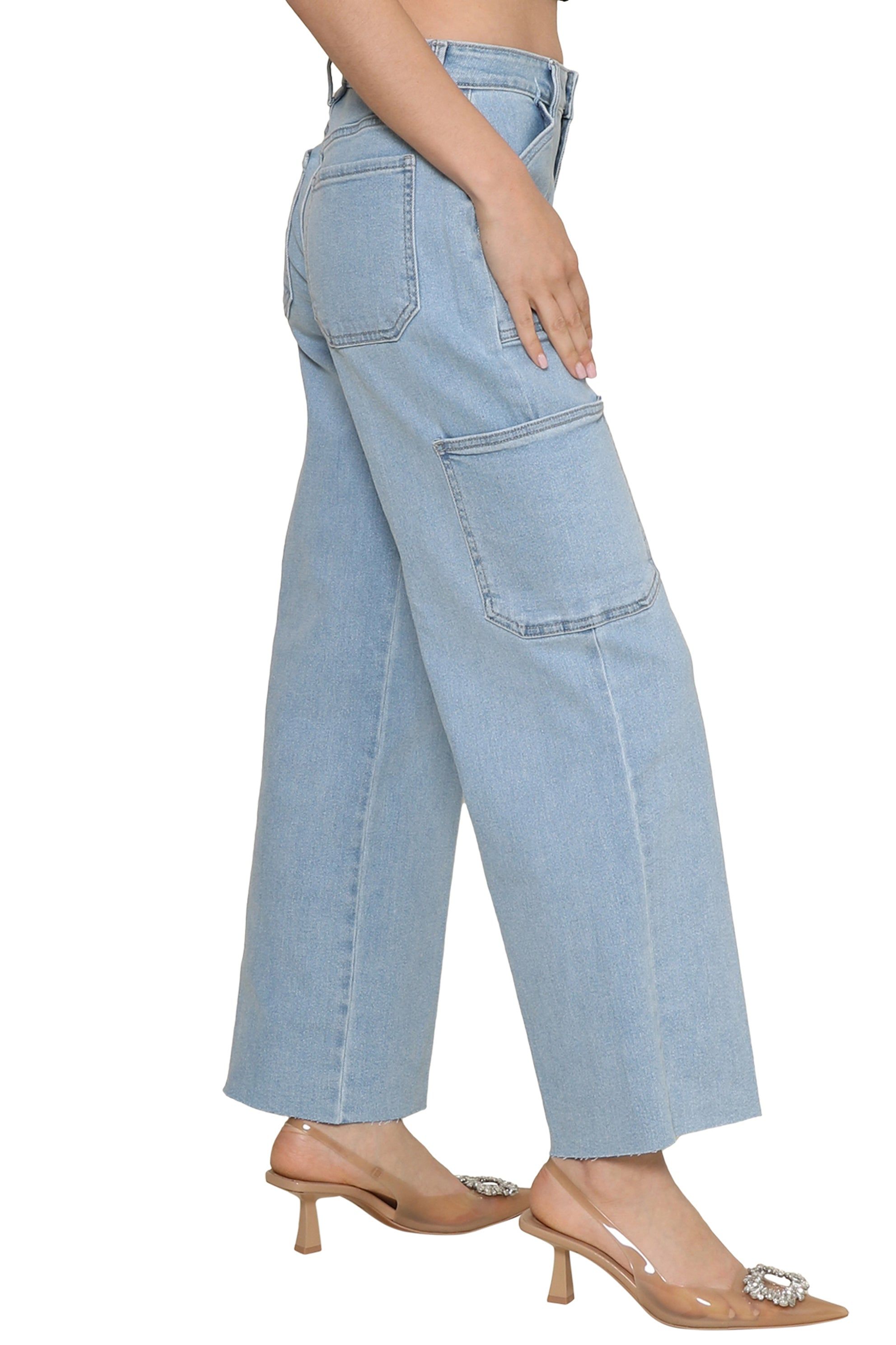 Utility Straight Leg Jeans sold by Mixology product image thumbnail 2
