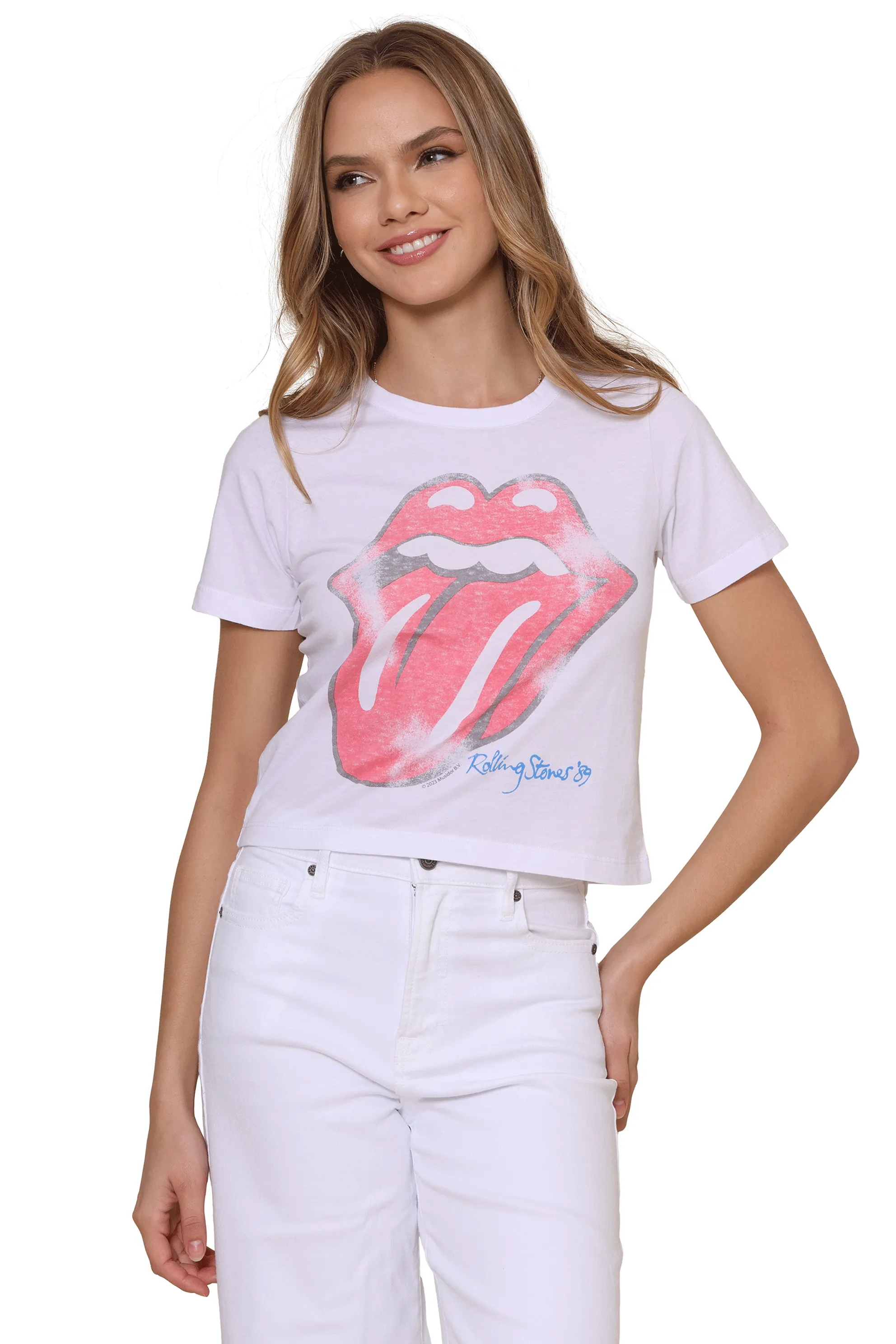 Rolling Stones Classic Logo Tee sold by Mixology
