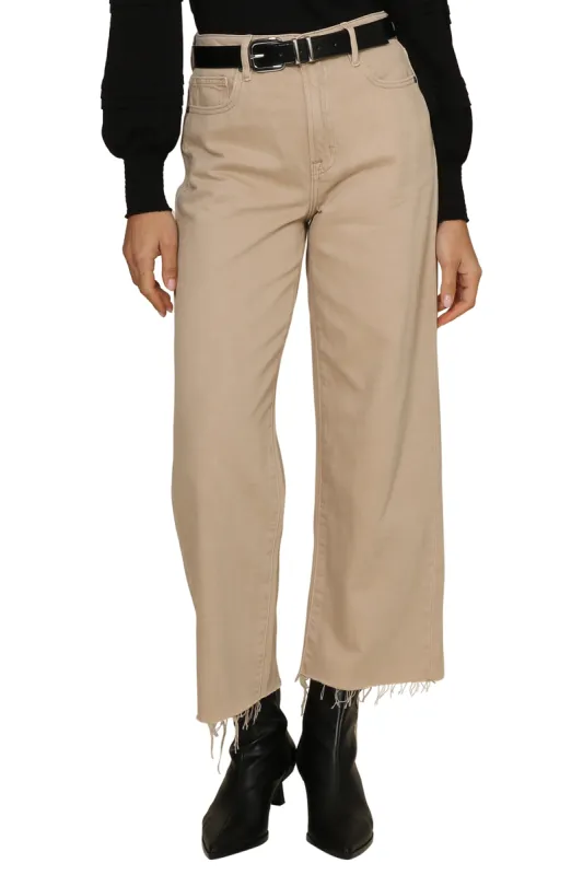 Nori Khaki Cropped Wide Leg sold by Mixology