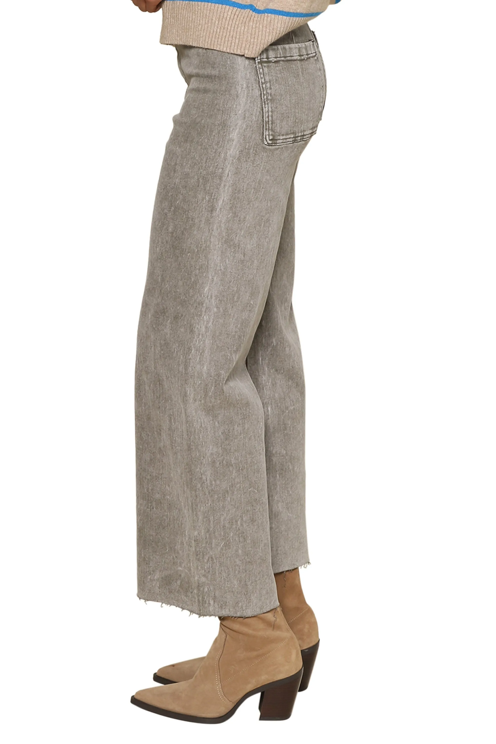 Kate Mineral Wash Wide Leg Pant sold by Mixology product image thumbnail 2