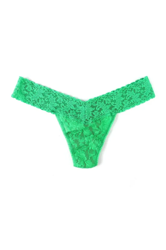 Signature Lace Low Rise Thong sold by Mixology