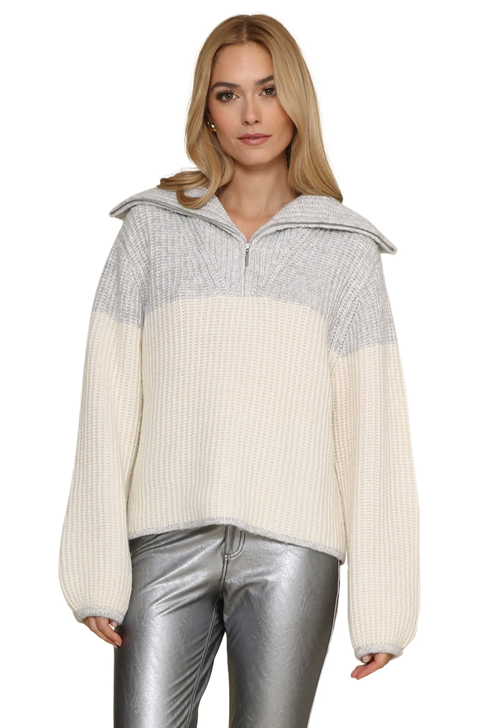 Canyon Blocked Sweater sold by Mixology