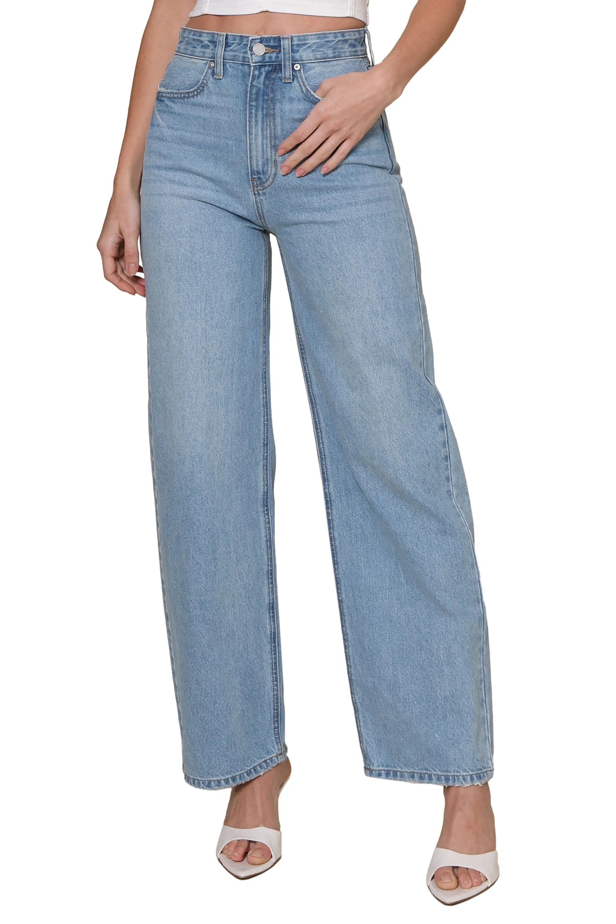 High Waisted Skater Jeans sold by Mixology