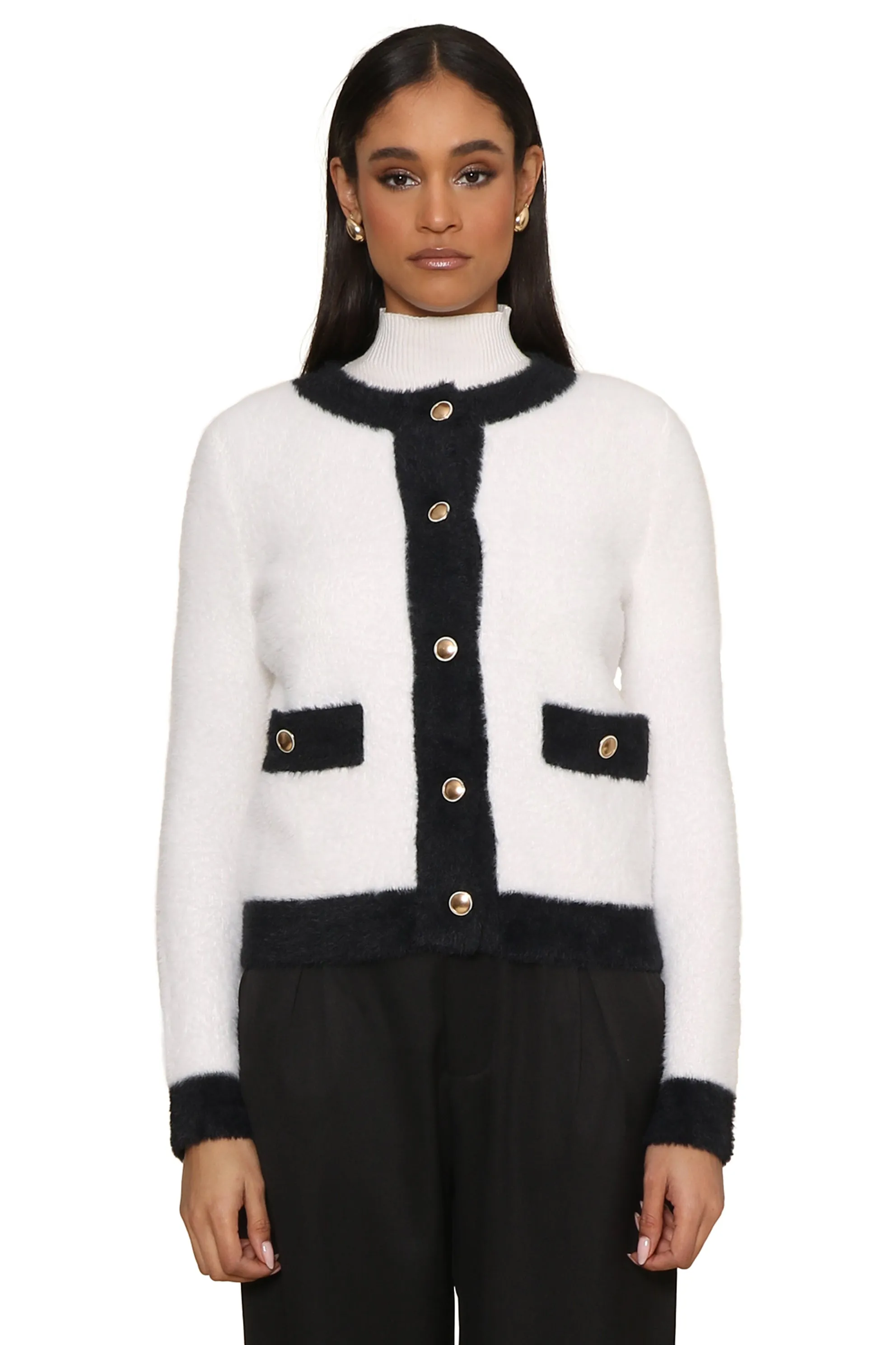 Button Front Cardigan sold by Mixology product image thumbnail 4