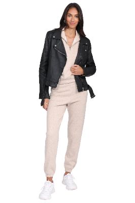 Belted Biker Jacket made by Mixology