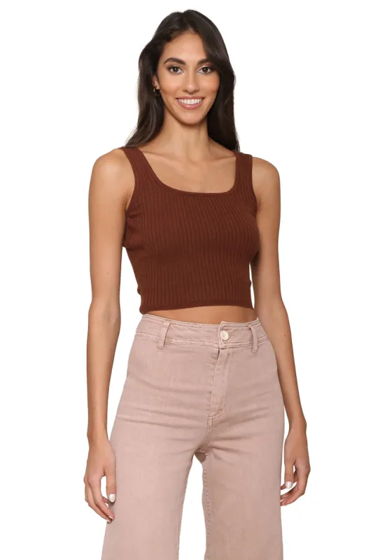 Erika Sweater Crop Top sold by Mixology