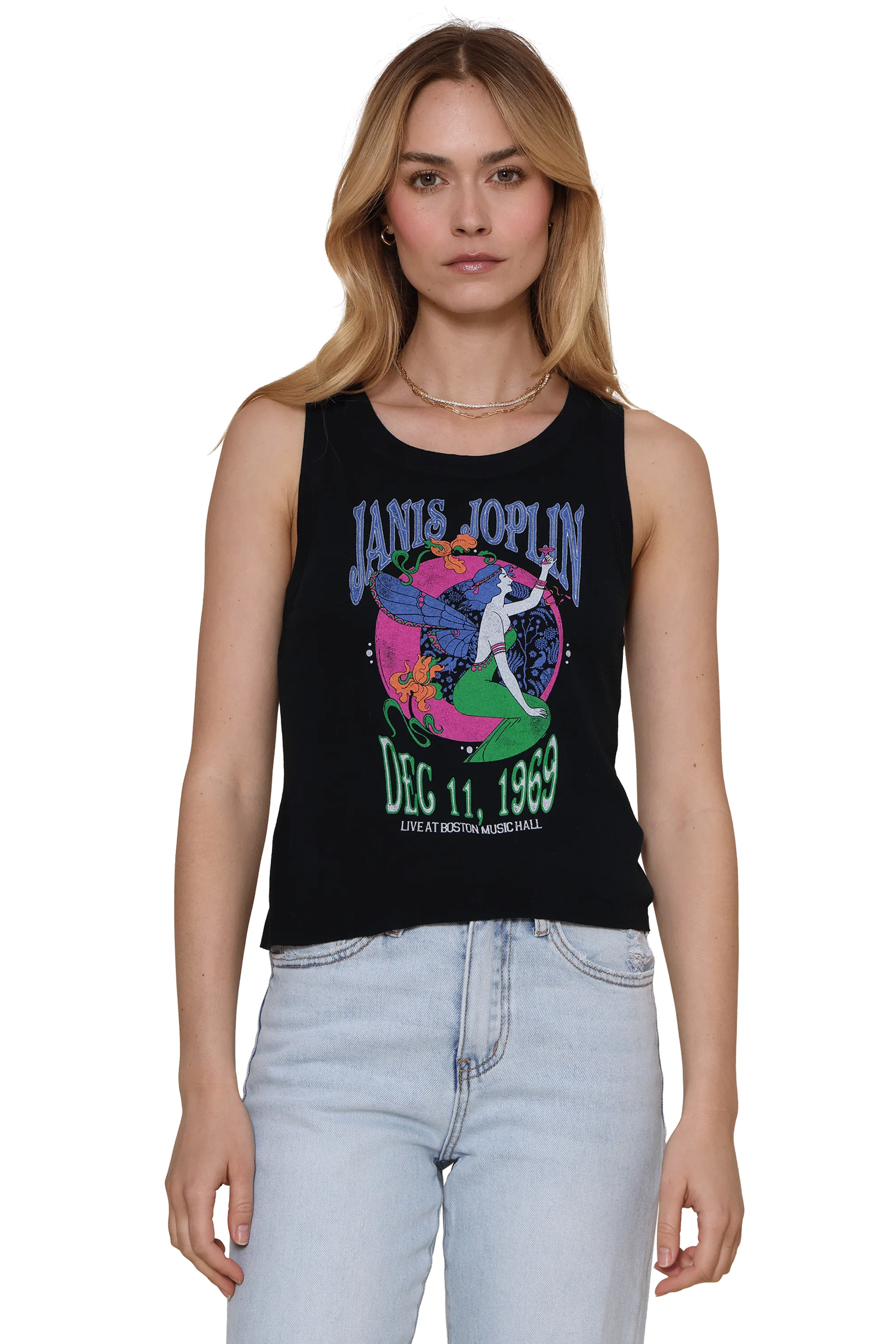 Janis Joplin Racer Tank sold by Mixology product image thumbnail 3