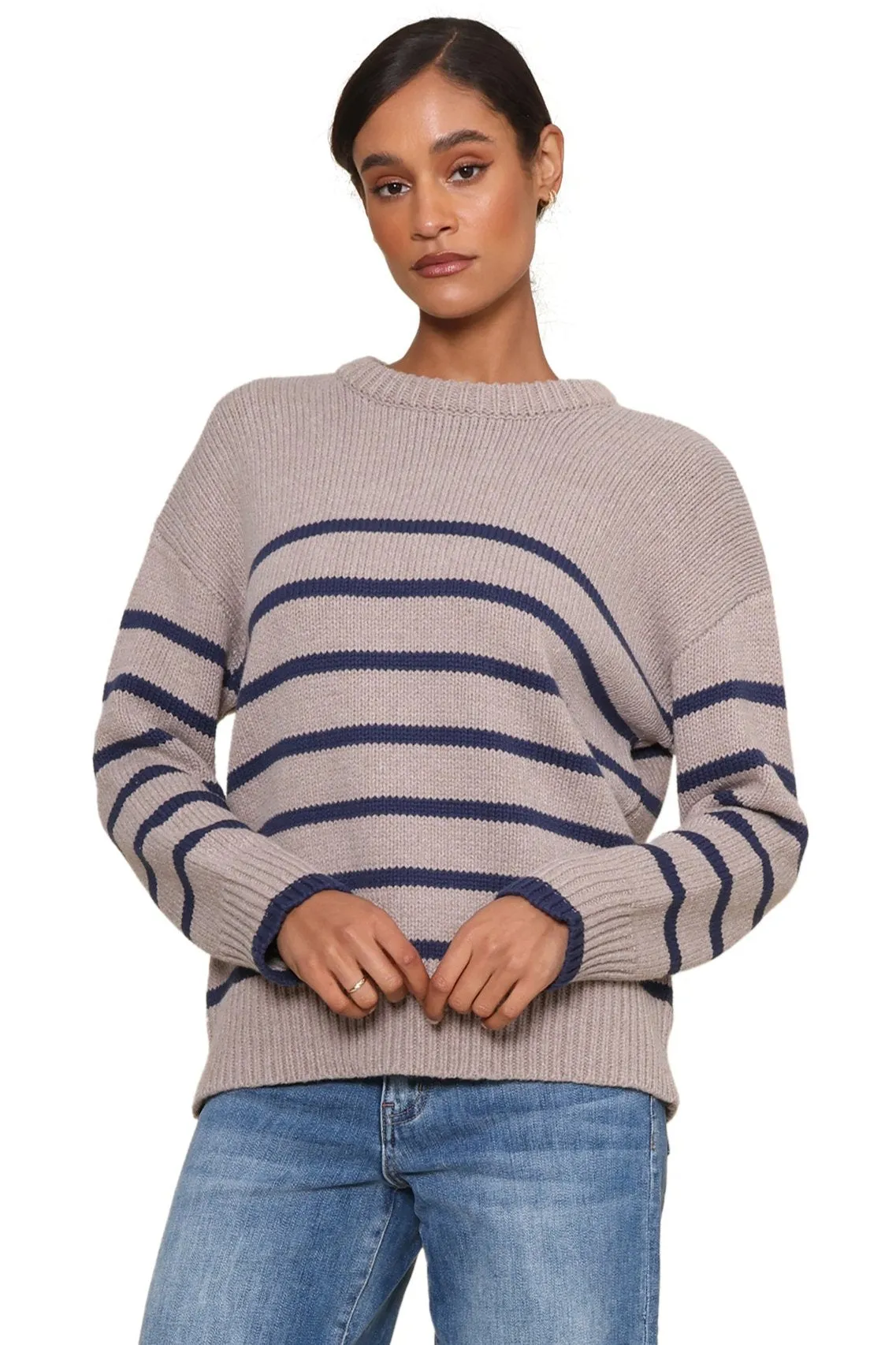 Boyfriend Stripe Sweater sold by Mixology product image thumbnail 3