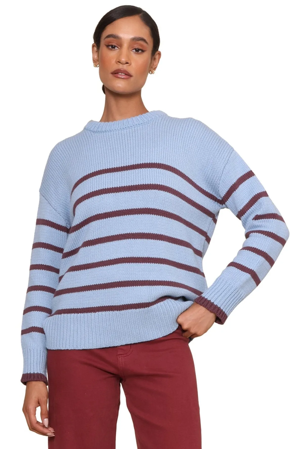 Boyfriend Stripe Sweater sold by Mixology product image thumbnail 2