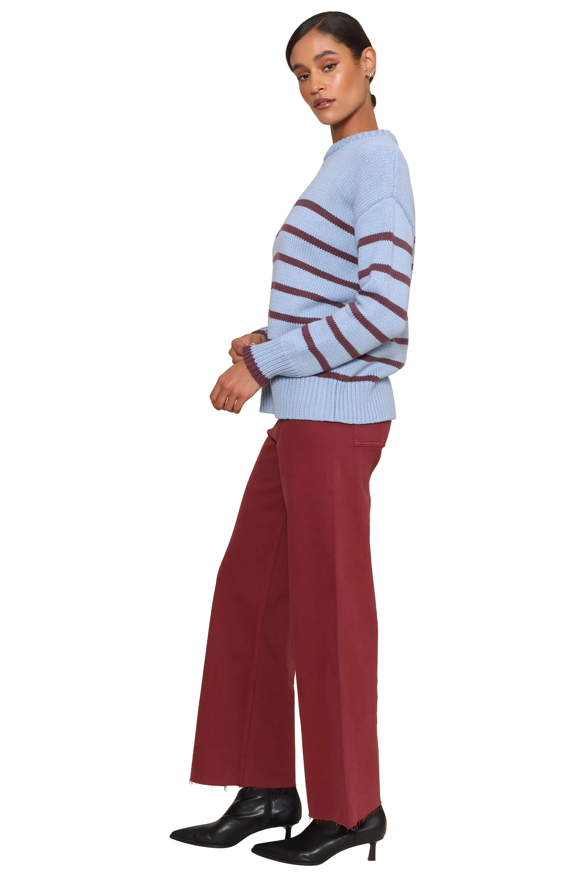 Boyfriend Stripe Sweater sold by Mixology product image thumbnail 5