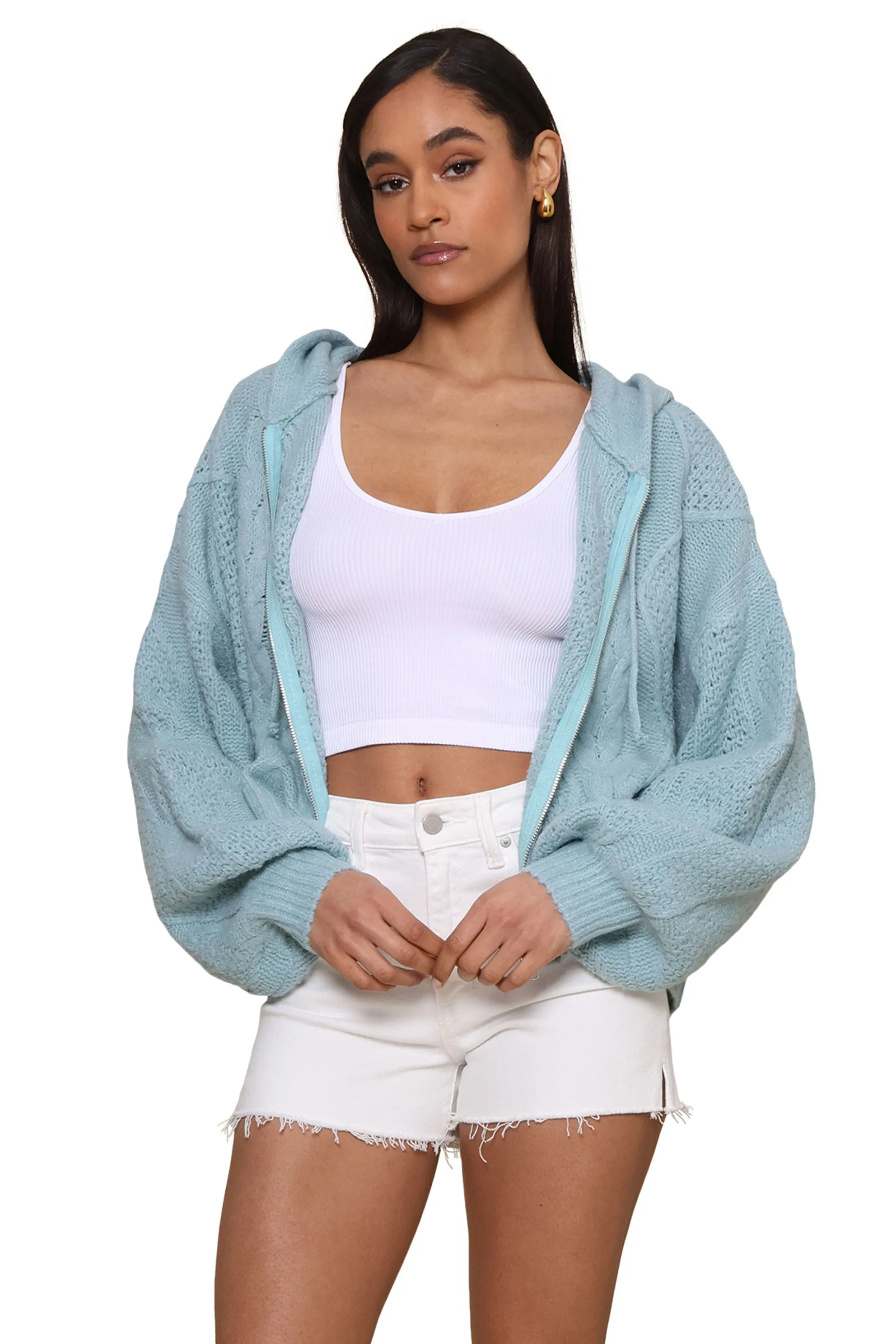 Staple Zip Up Cardigan sold by Mixology