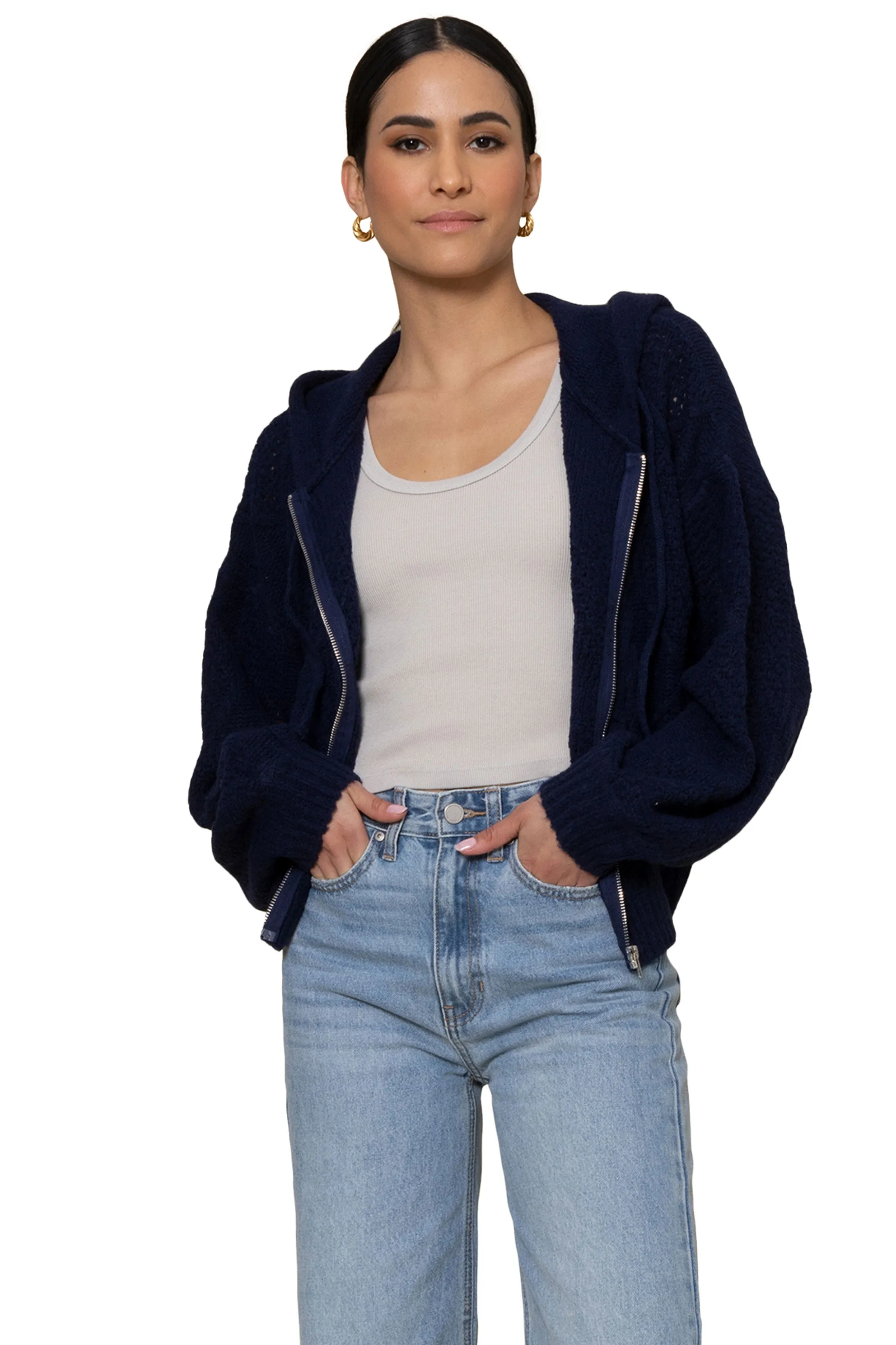Staple Zip Up Cardigan sold by Mixology product image thumbnail 2