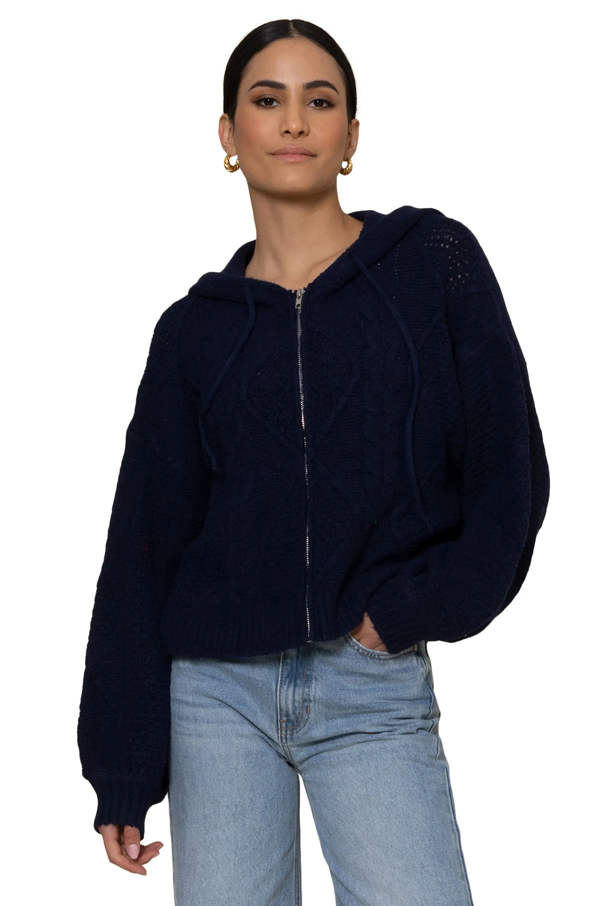 Staple Zip Up Cardigan sold by Mixology product image thumbnail 3
