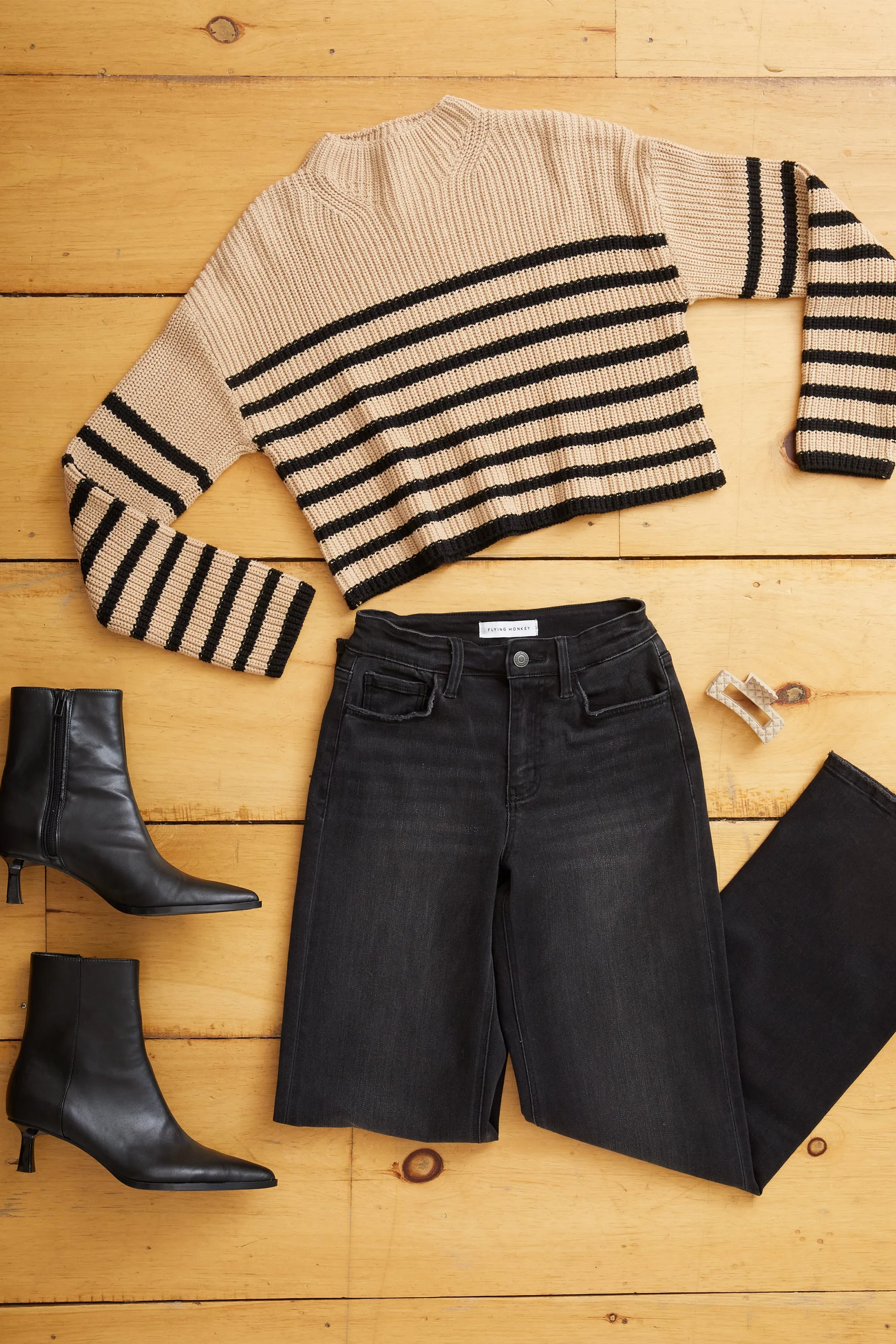 Shay Striped Pattern Sweater sold by Mixology product image thumbnail 2