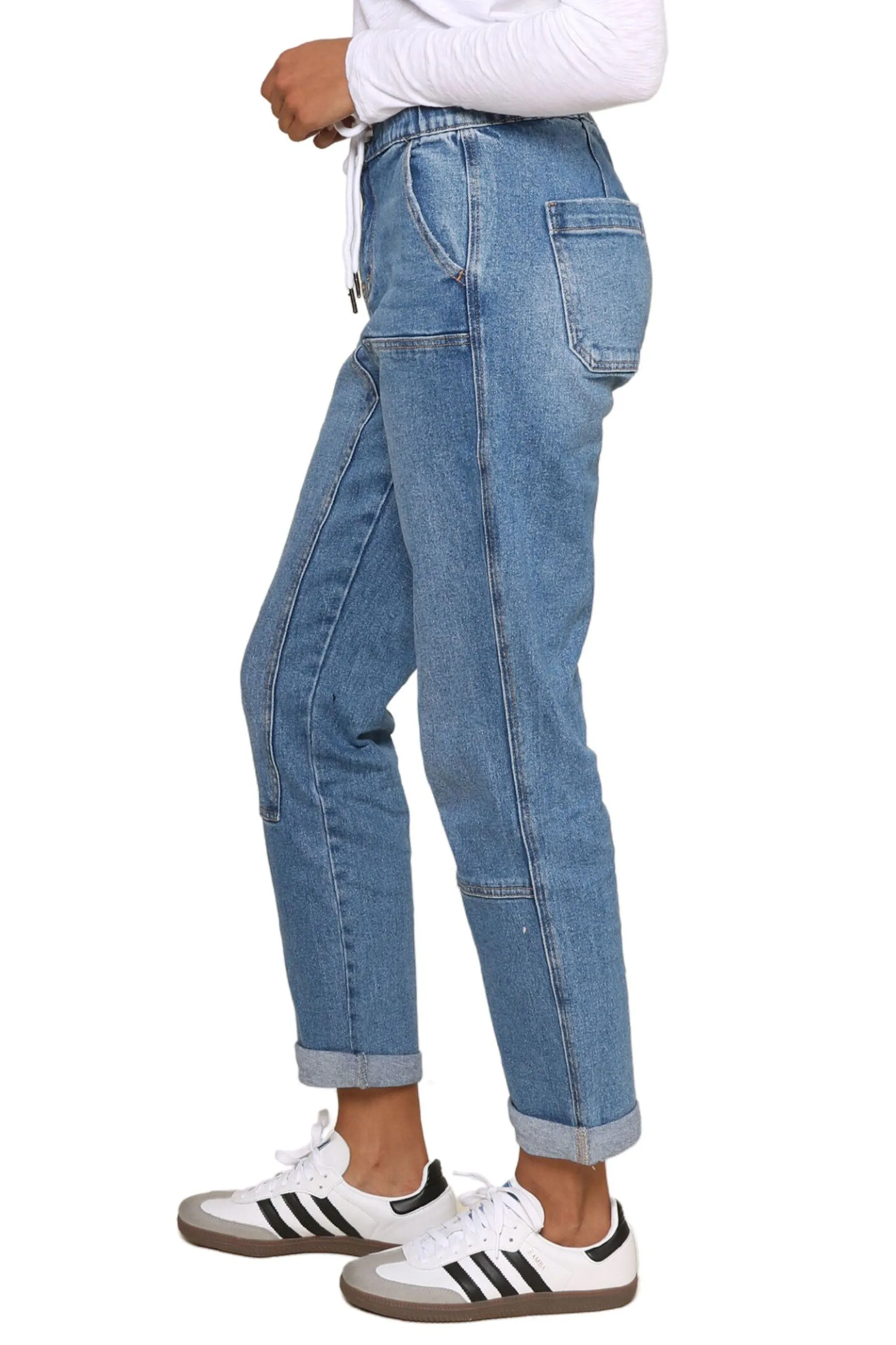 High Rise Utility Boyfriend Jogger sold by Mixology product image thumbnail 2