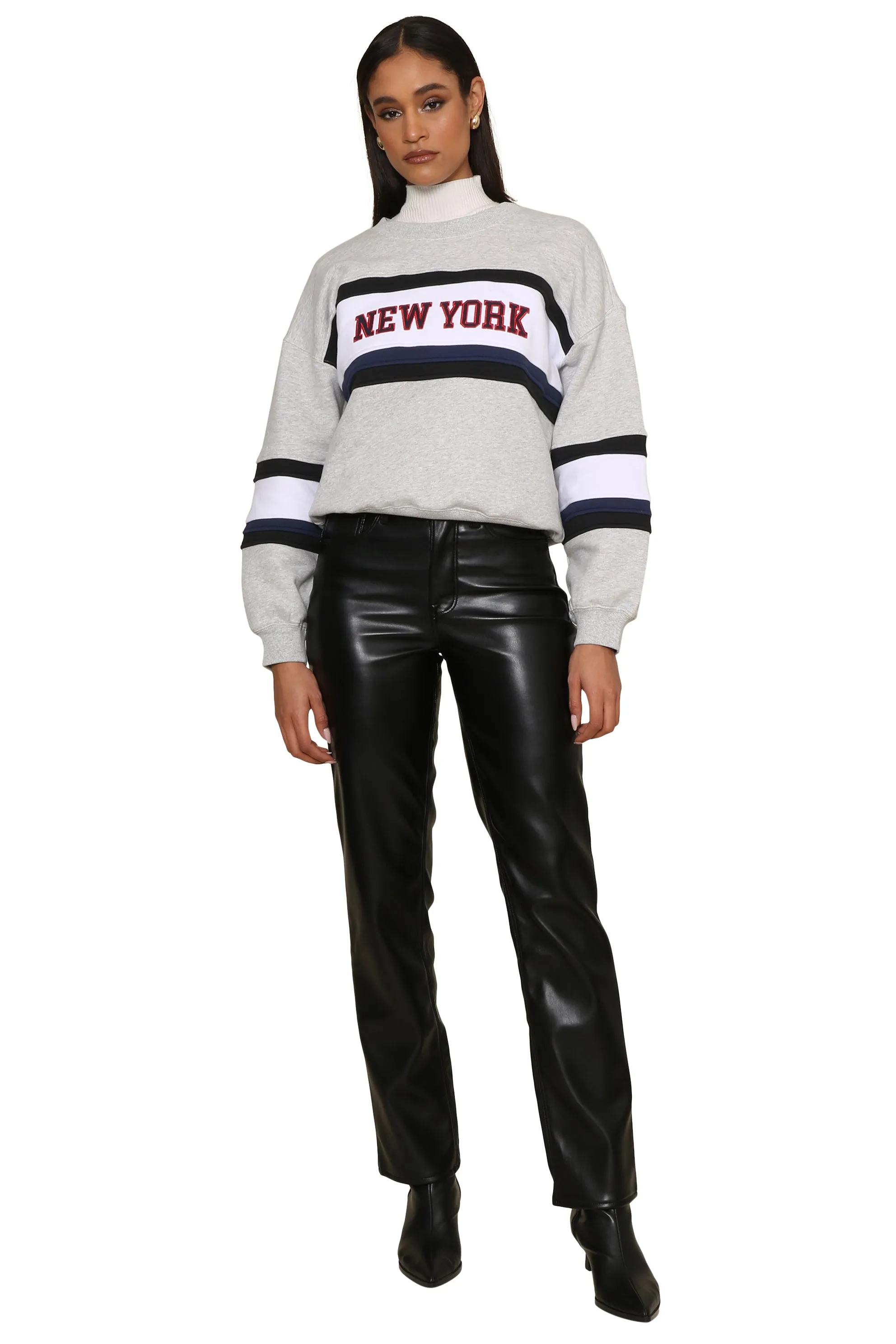 New York Color Block Sweatshirt sold by Mixology product image thumbnail 3