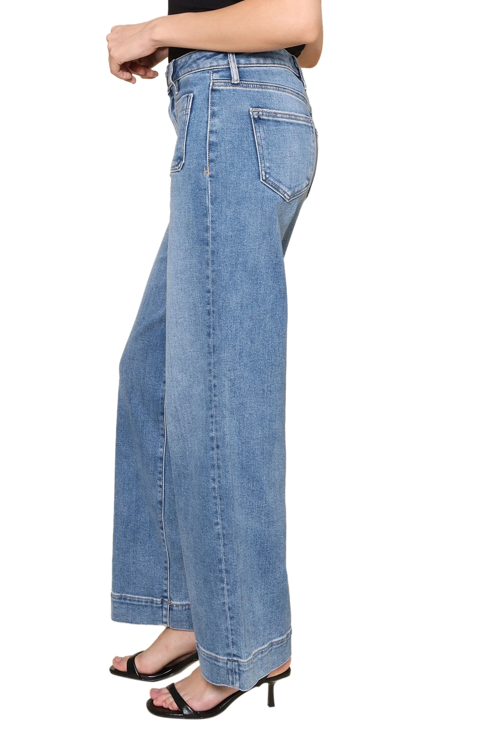 Medium Wash Front Pocket Straight sold by Mixology product image thumbnail 2