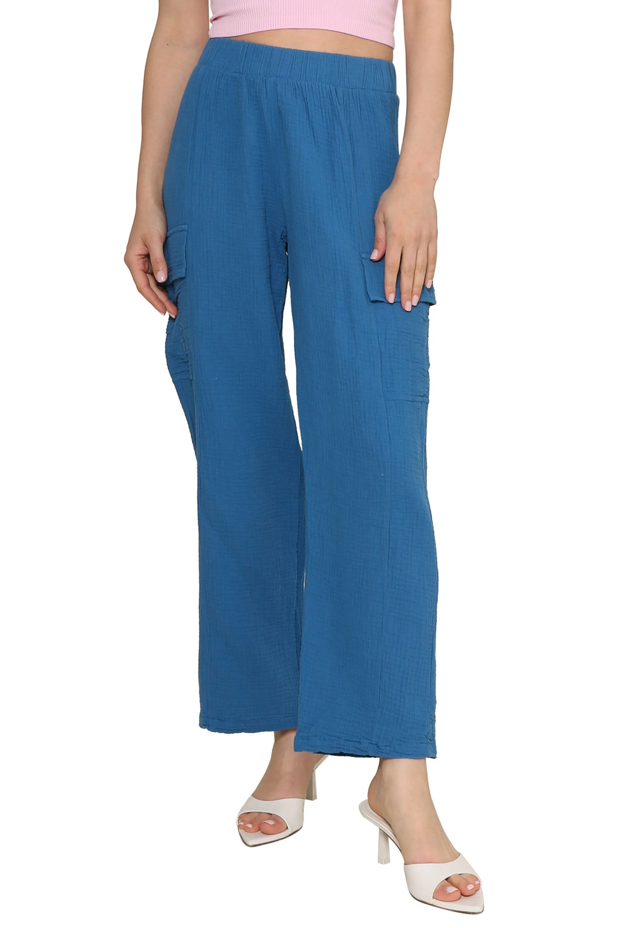 Crystal Gauze Pant sold by Mixology