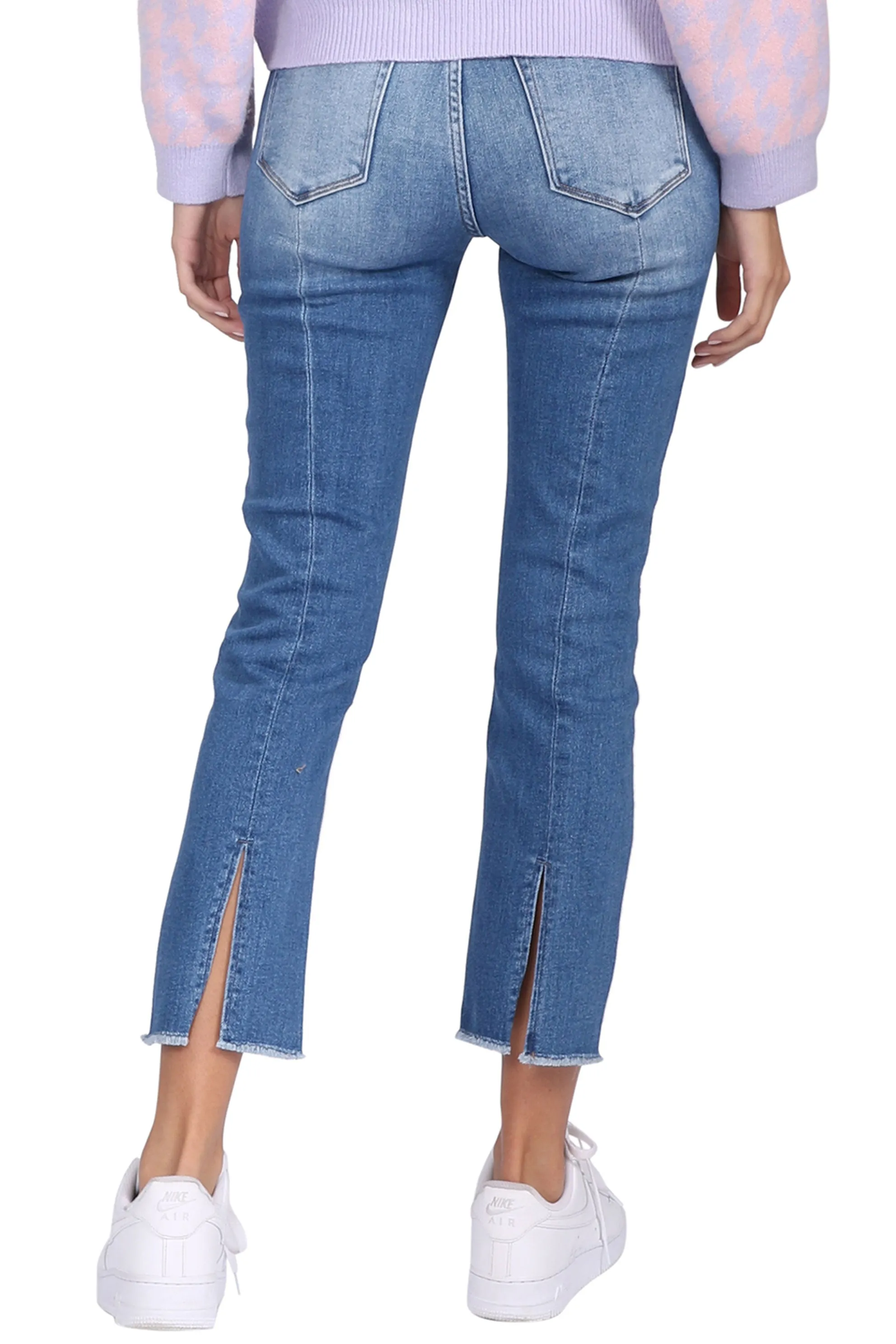 Super High Rise Straight With Seam Jeans sold by Mixology product image thumbnail 3
