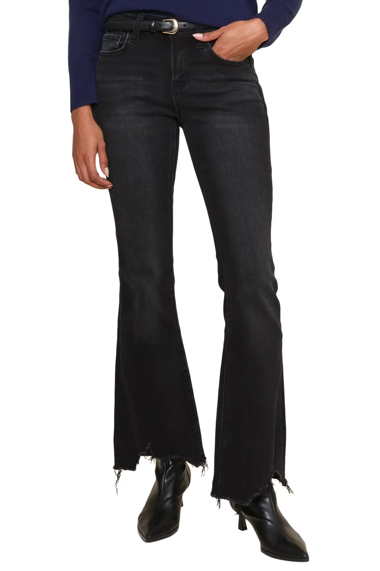 Glare Cove Mid Rise Flare Hem sold by Mixology