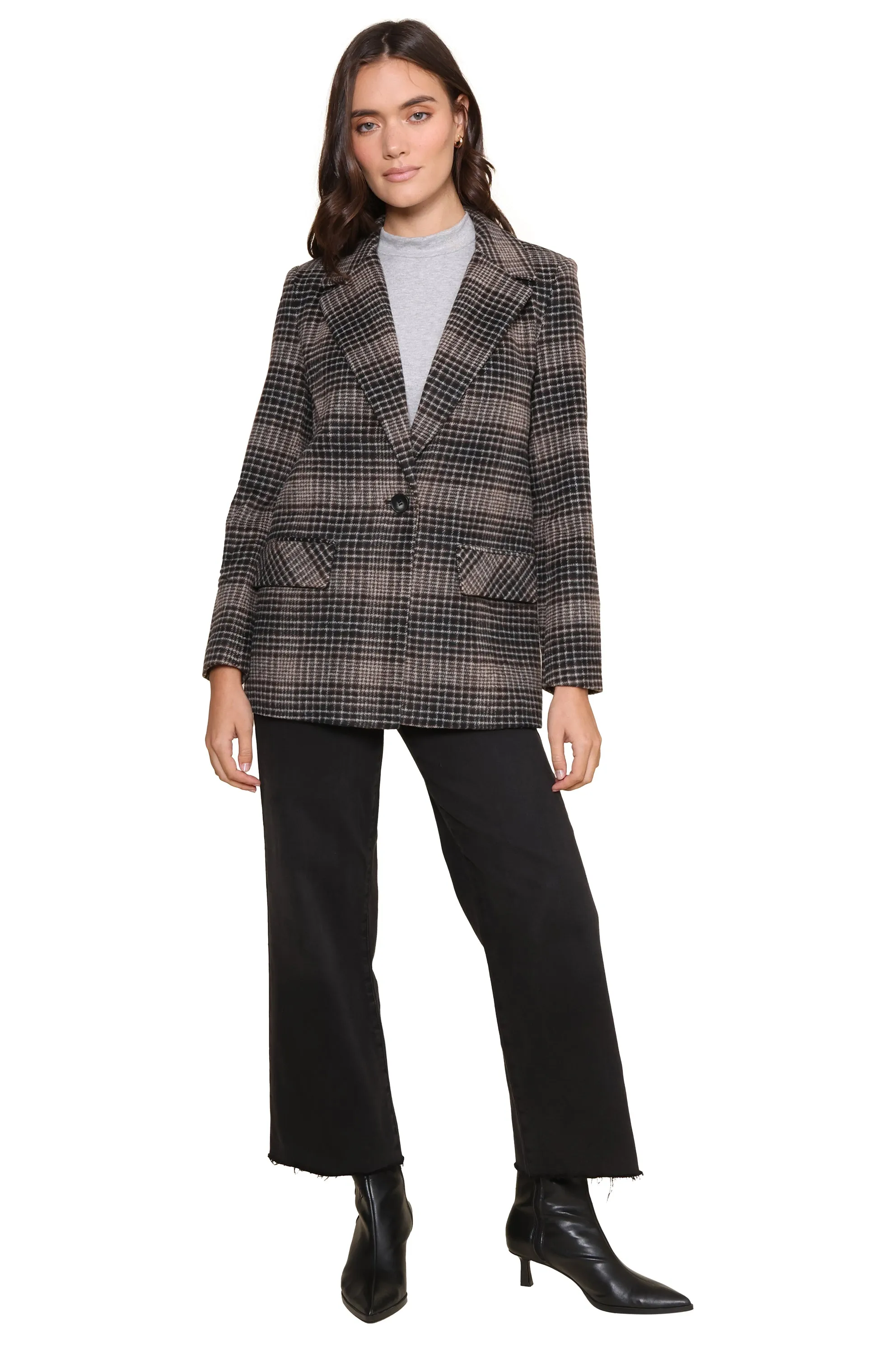 Kingston Relaxed Plaid Blazer sold by Mixology product image thumbnail 2
