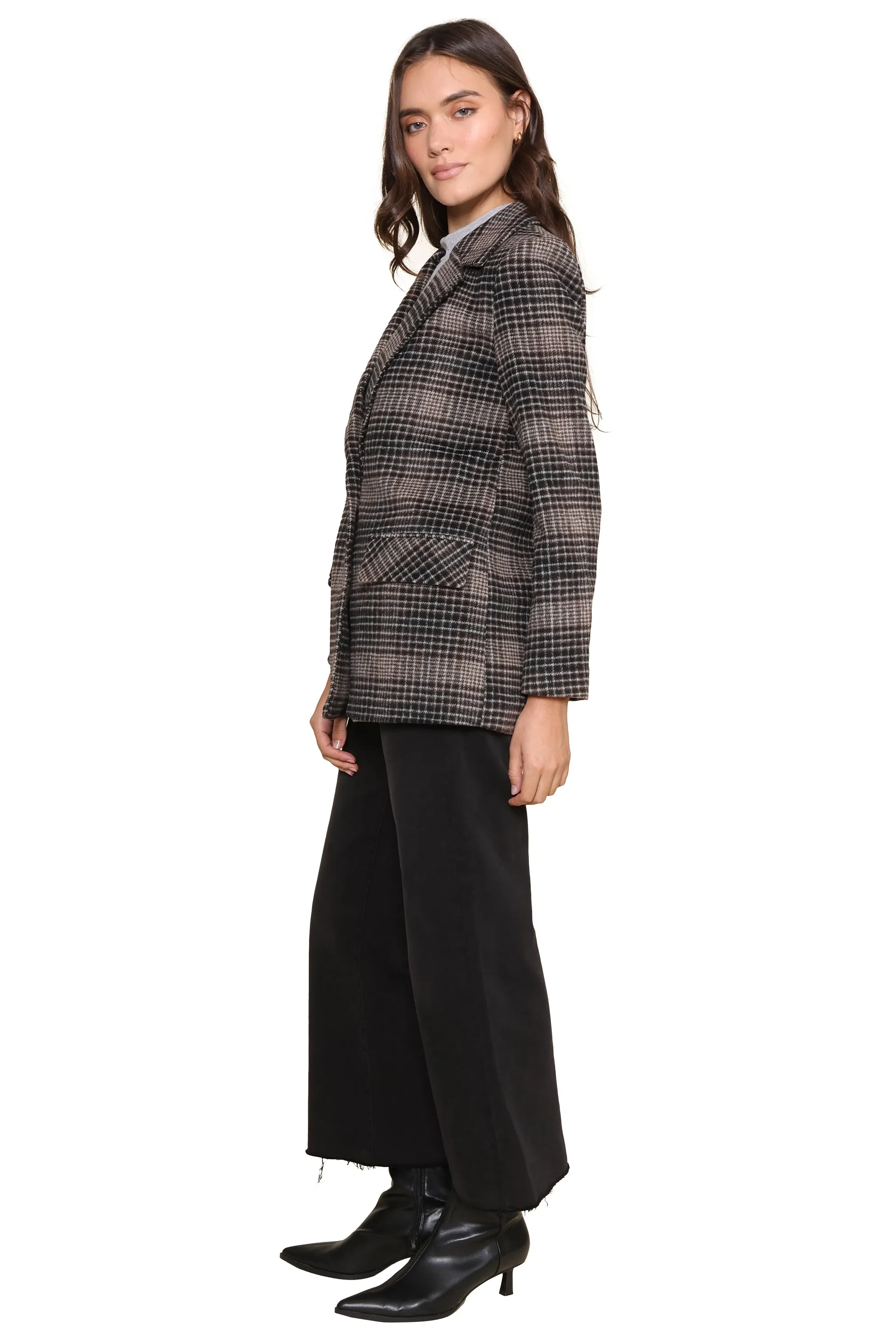 Kingston Relaxed Plaid Blazer sold by Mixology product image thumbnail 3