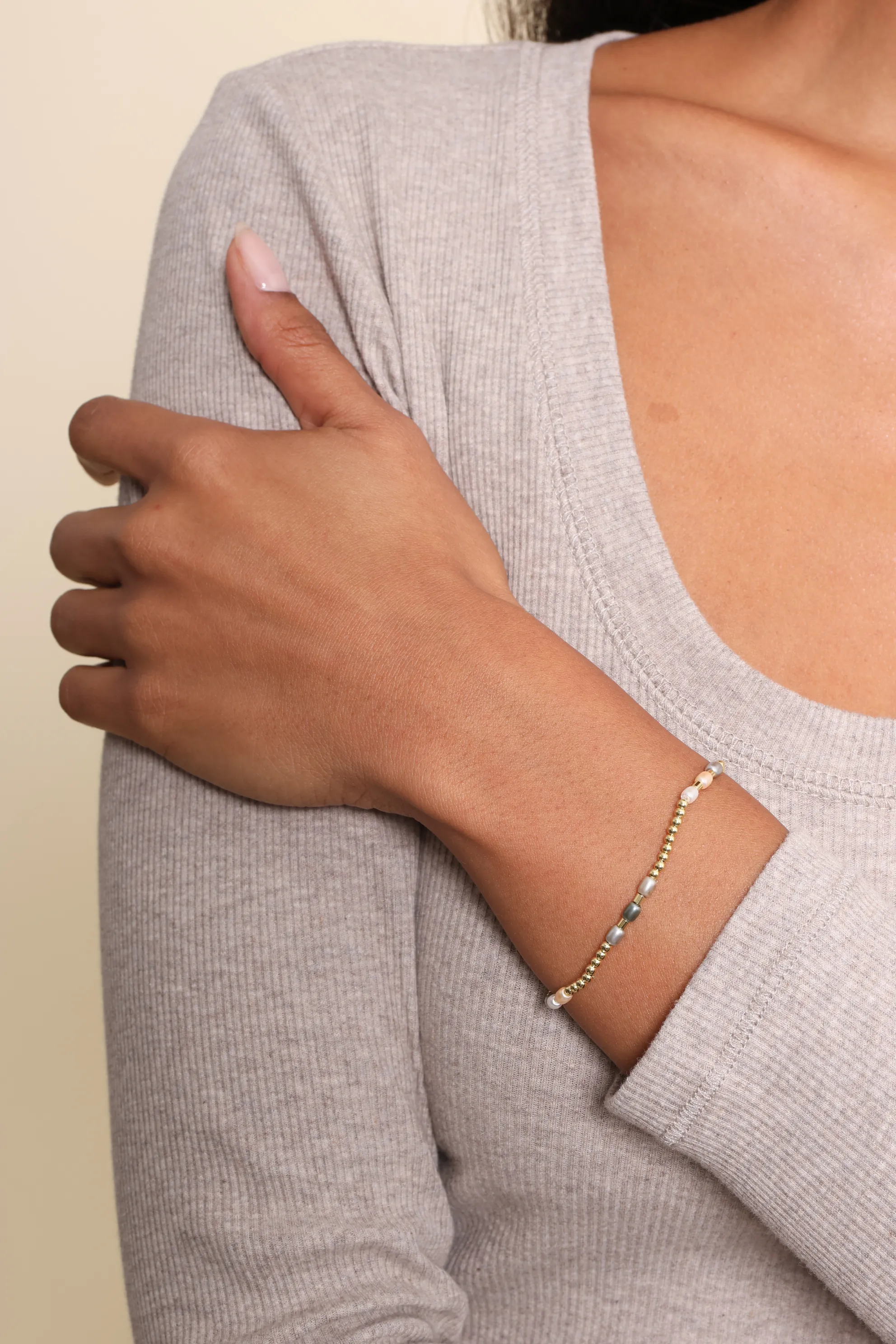 Patti Scattered Pearl Ball Bracelet sold by Mixology product image thumbnail 2