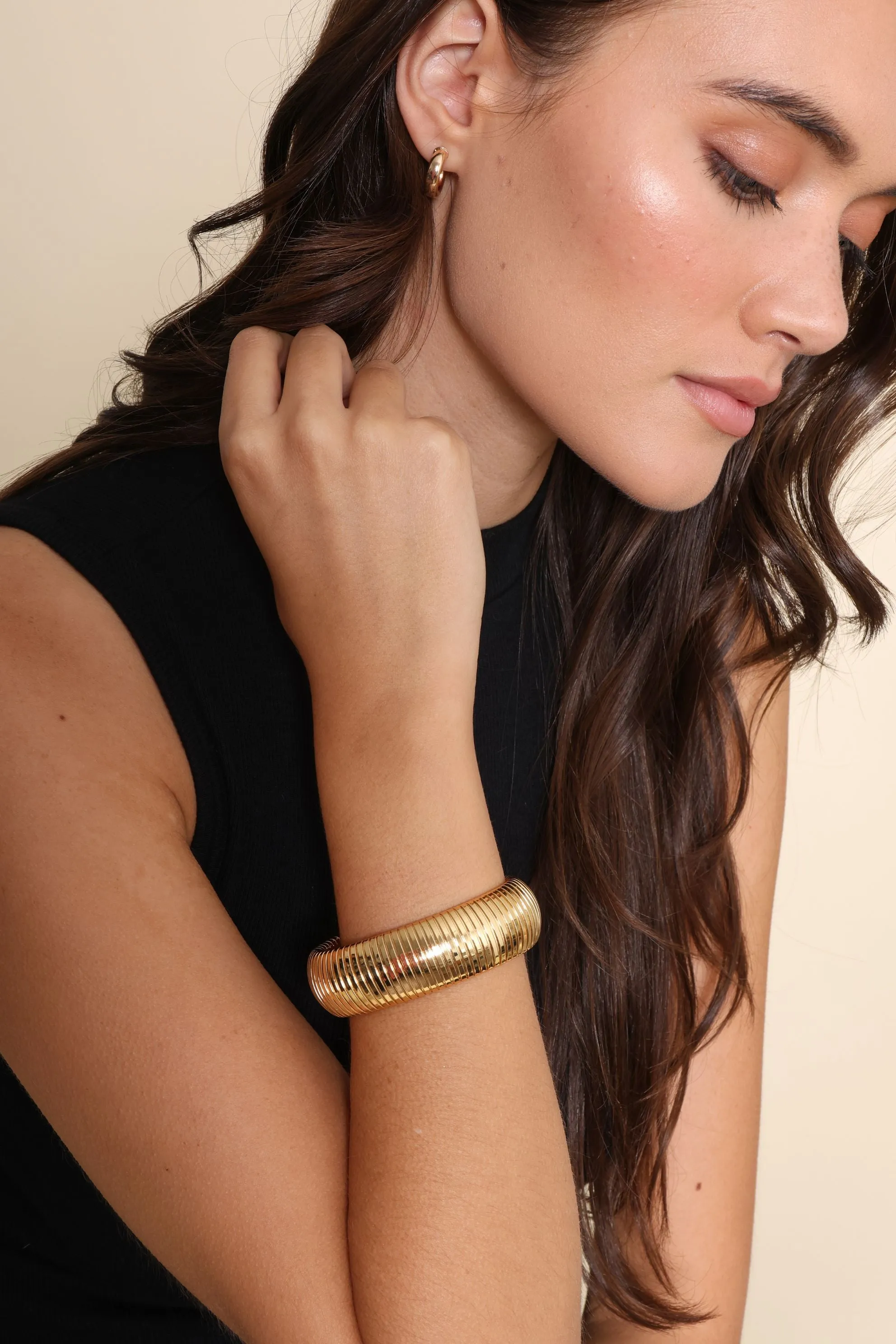 Med Open Back Cobra Bracelet sold by Mixology