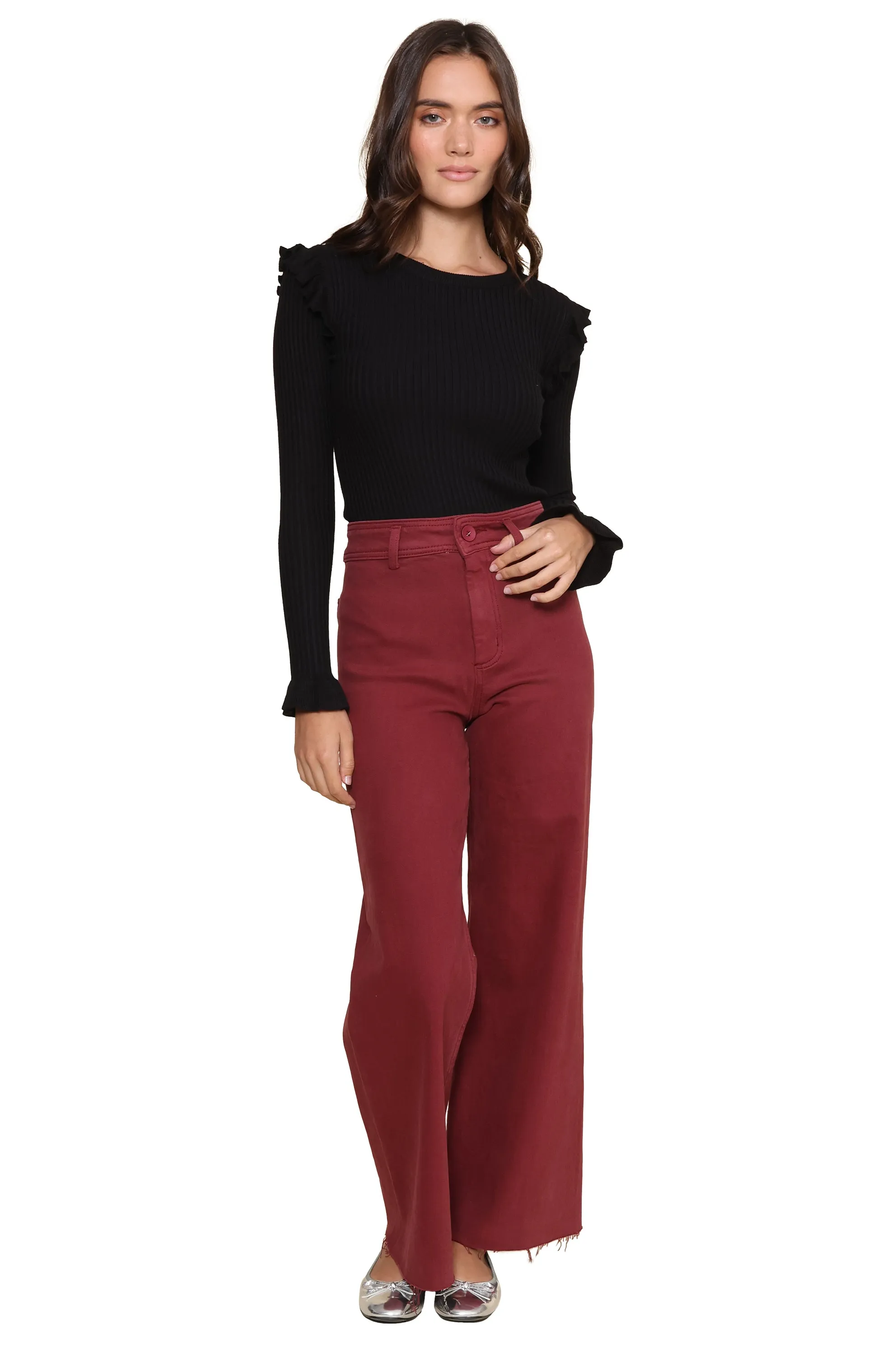 Myra Ribbed Knit Top sold by Mixology product image thumbnail 2