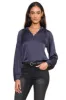 Vivi Long Sleeve Satin Top sold by Mixology