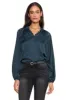 Vivi Long Sleeve Satin Top sold by Mixology
