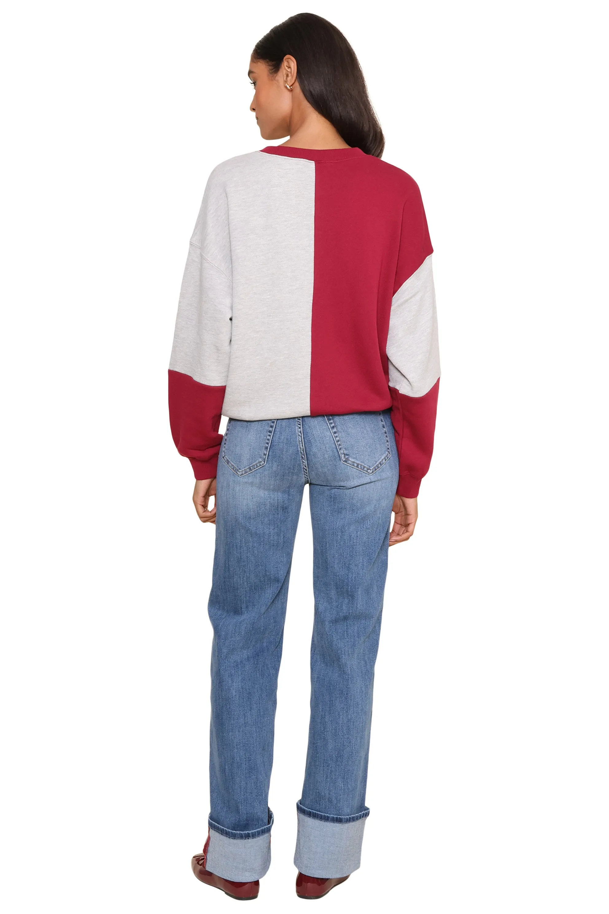 NY Color Block Sweatshirt sold by Mixology product image thumbnail 3