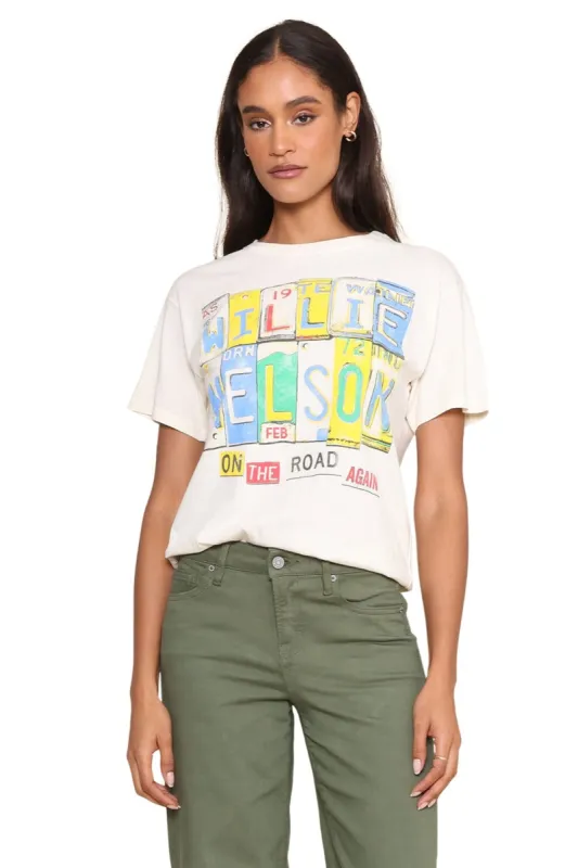 Willie Nelson Otra Bf Tee sold by Mixology