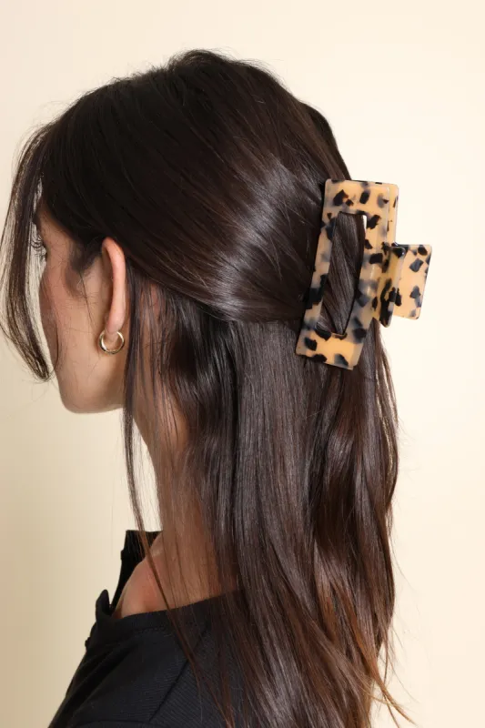 Ronna Leopard Hair Clip made by Mixology