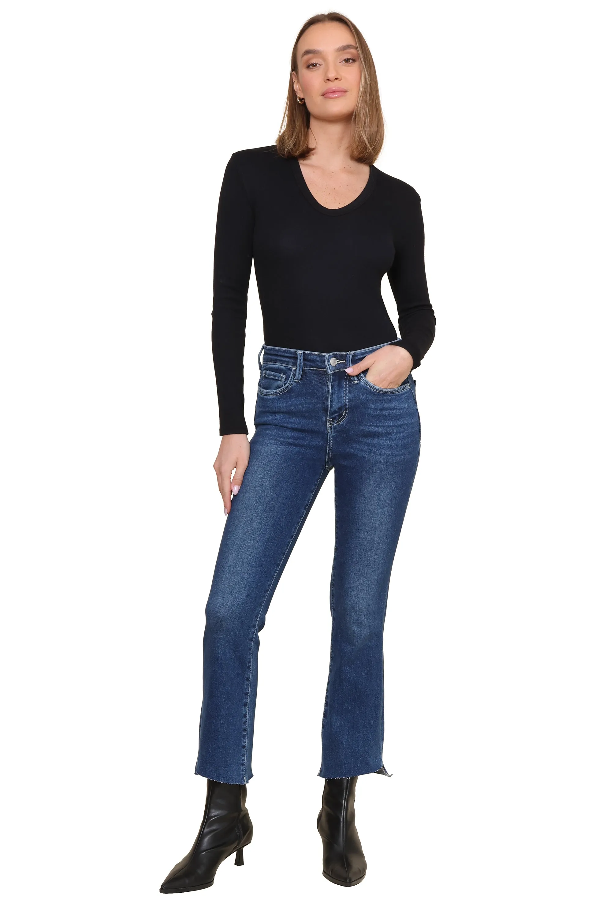 Love Craft Crop Flare Jean sold by Mixology product image thumbnail 2
