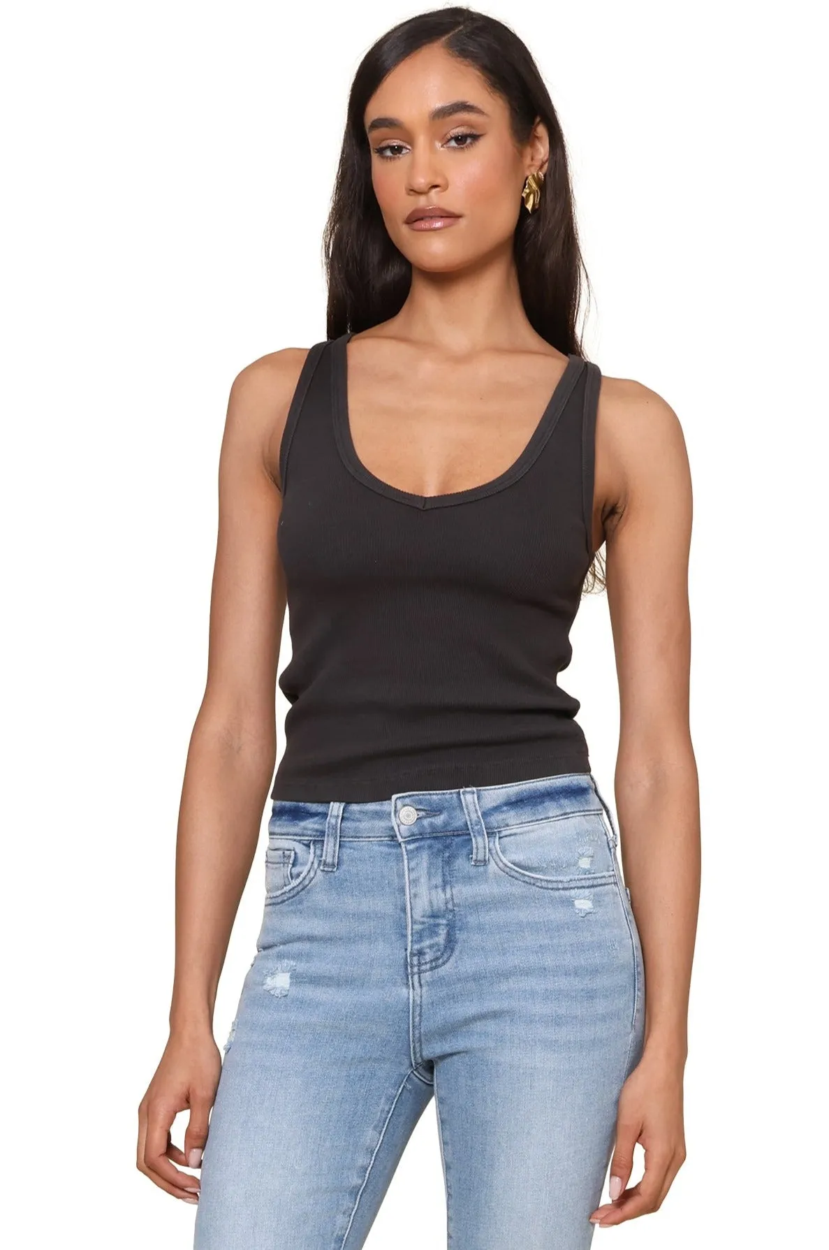 Maria V Neck Tank sold by Mixology product image thumbnail 5
