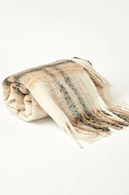 Lacey Stripe Scarf sold by Mixology