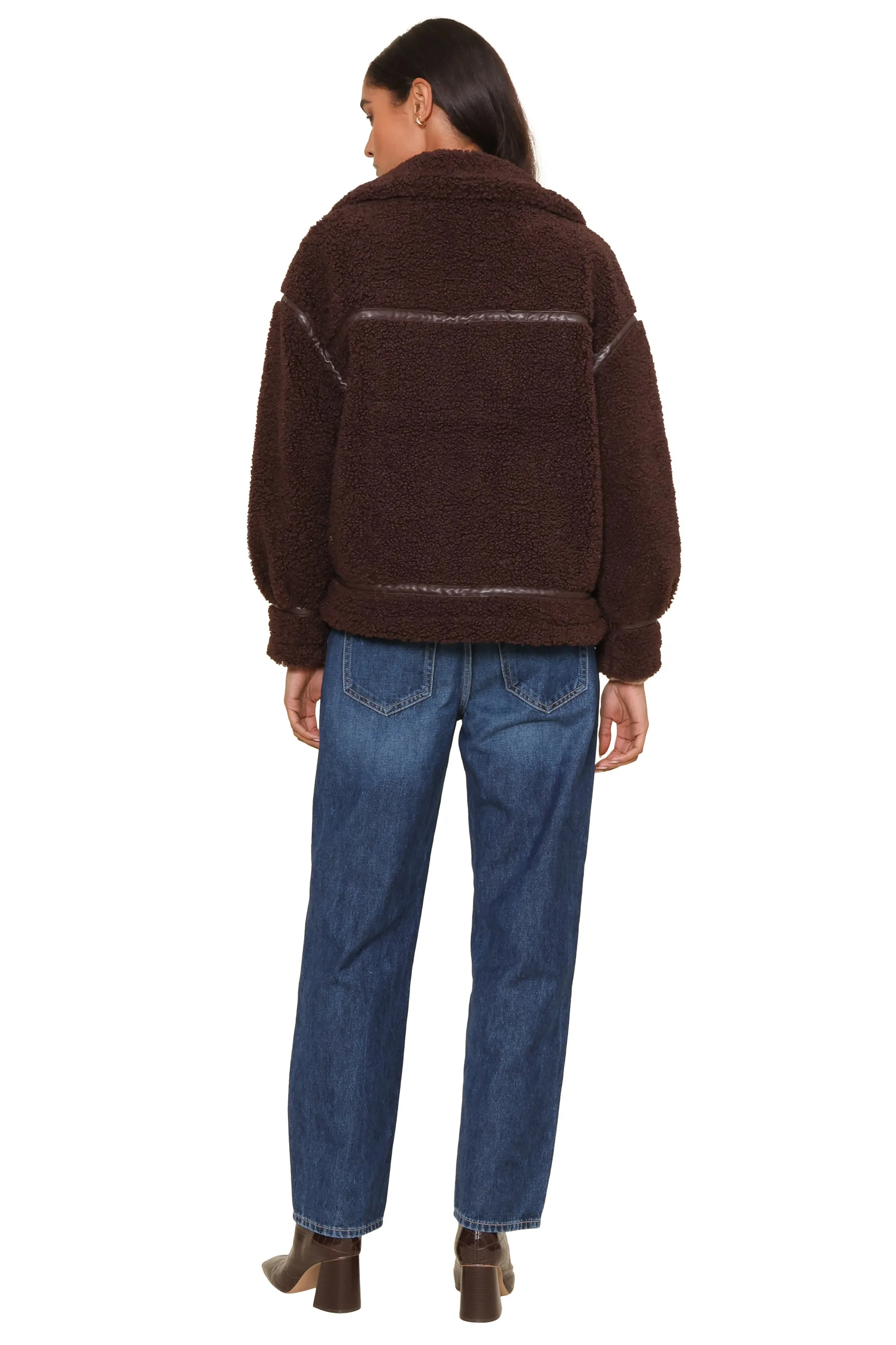 Ari Sherpa Coat sold by Mixology product image thumbnail 4