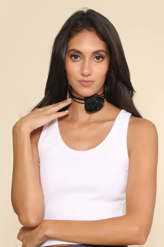 Rosette Wrap Choker sold by Mixology
