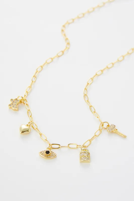 Key To My Heart Charm Necklace sold by Mixology